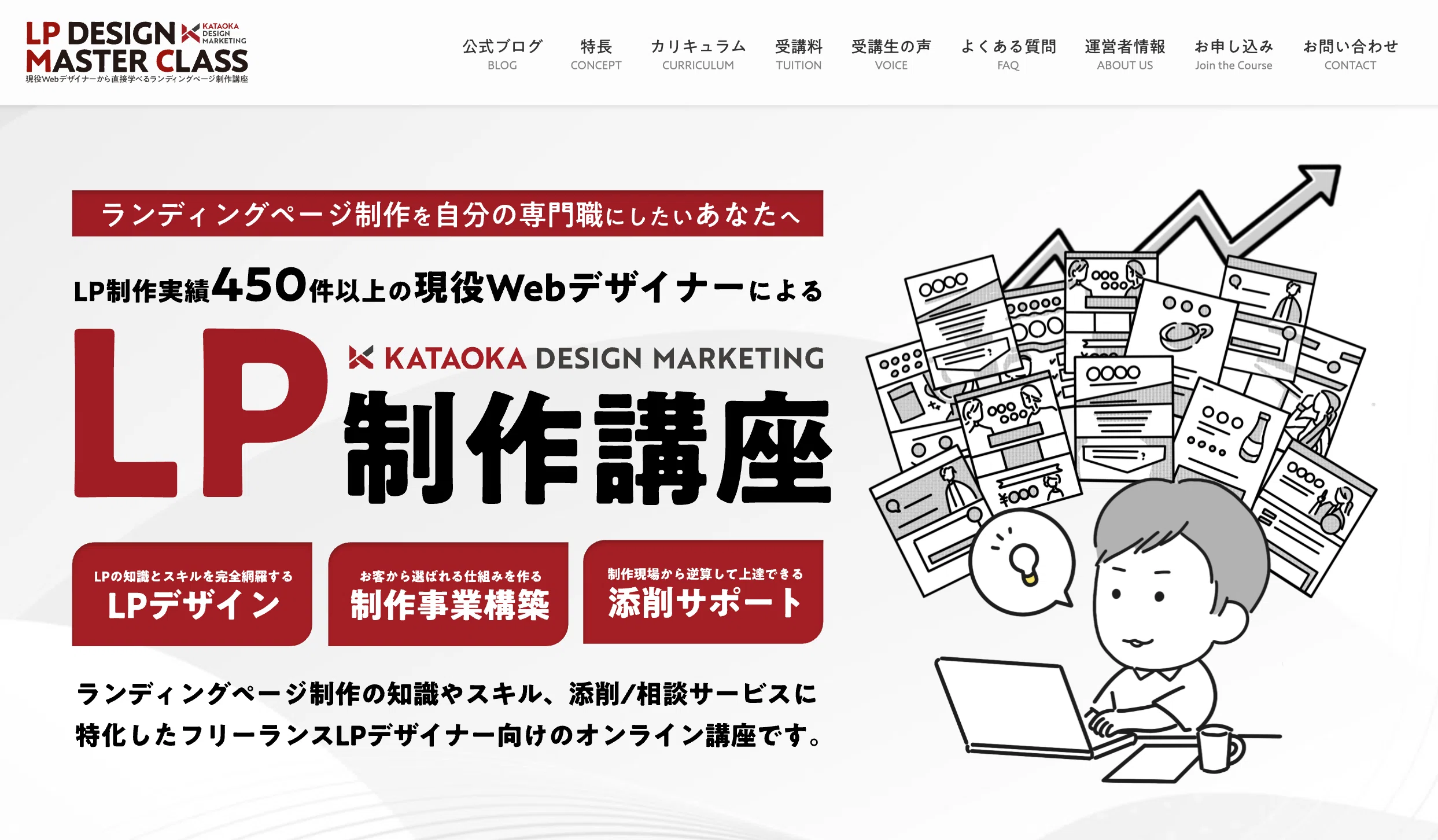 完全リニューアル】ランディングページ制作講座『LPデザインマスター