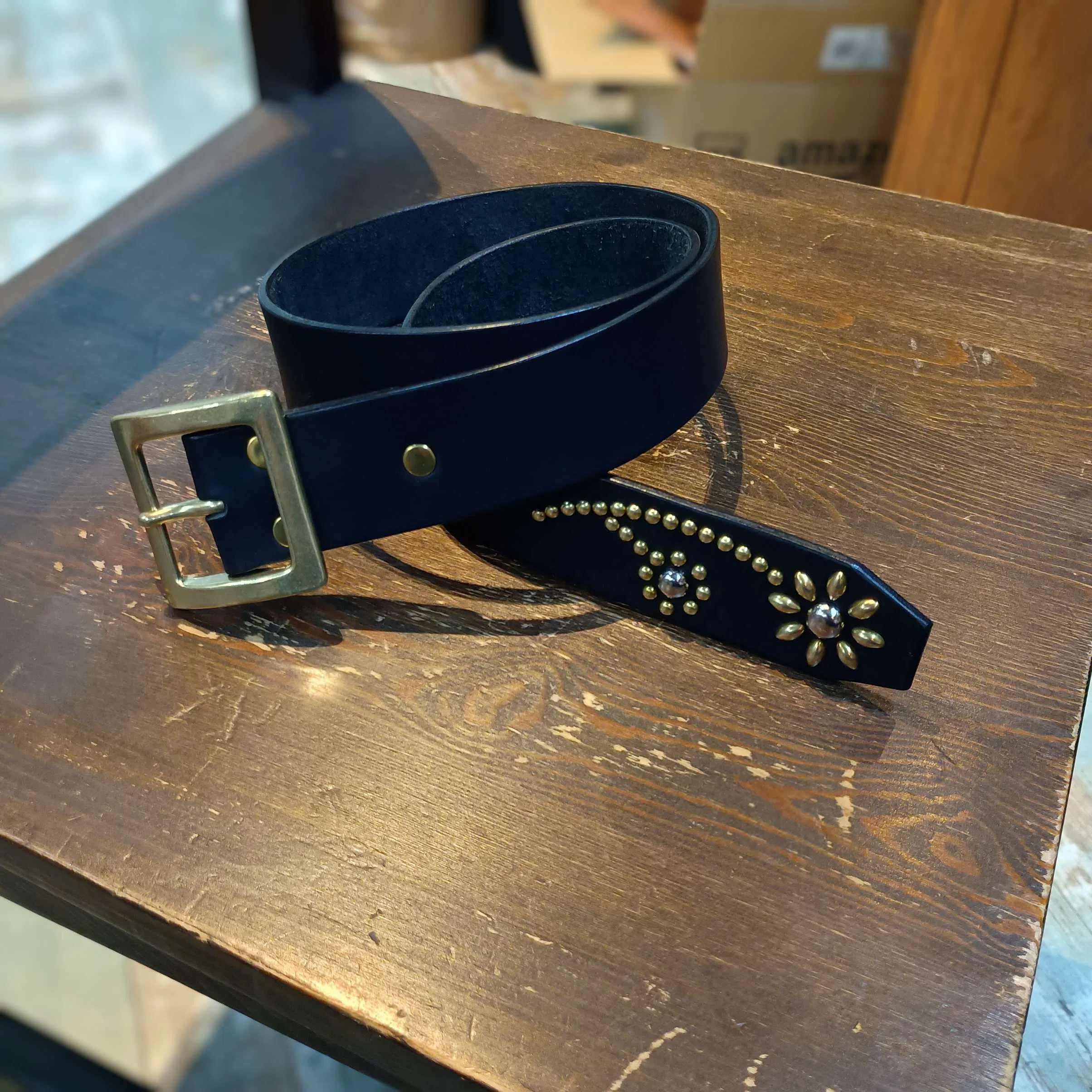 ベルト製作】Studs Belt/スタッズベルトの製作｜CREA Repair