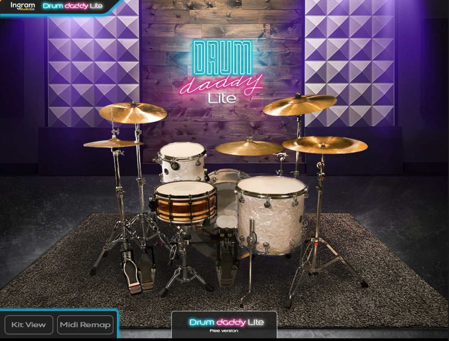 Drum Daddy Lite - 無料ドラム音源｜Aruuu