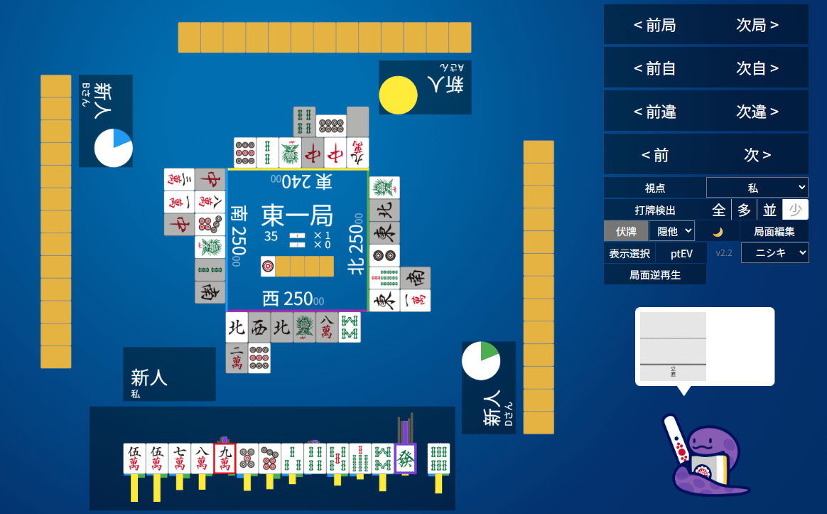 天鳳十段タッチを目指して毎日更新する麻雀note1203日(1休)｜メカZ