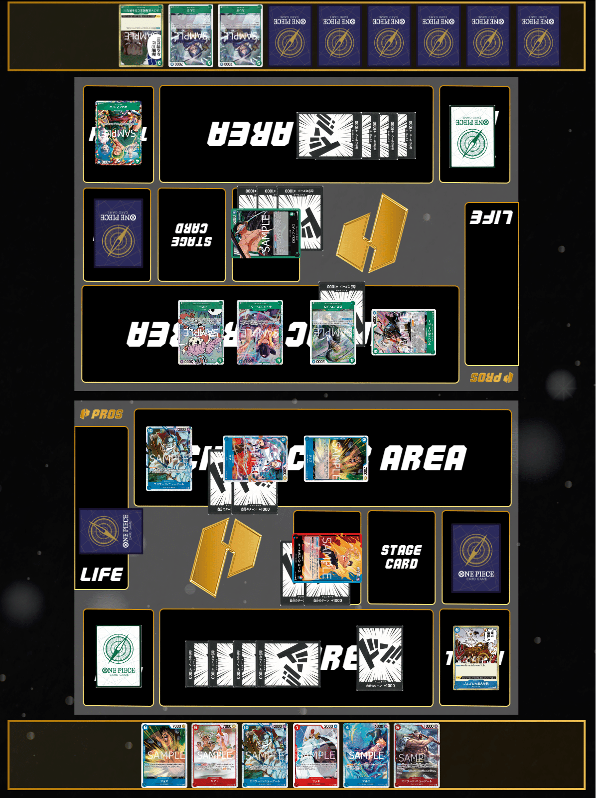 進行解説note Wf赤青エース視点〜VS月うさぎ型緑ゾロ編〜【13弾環境