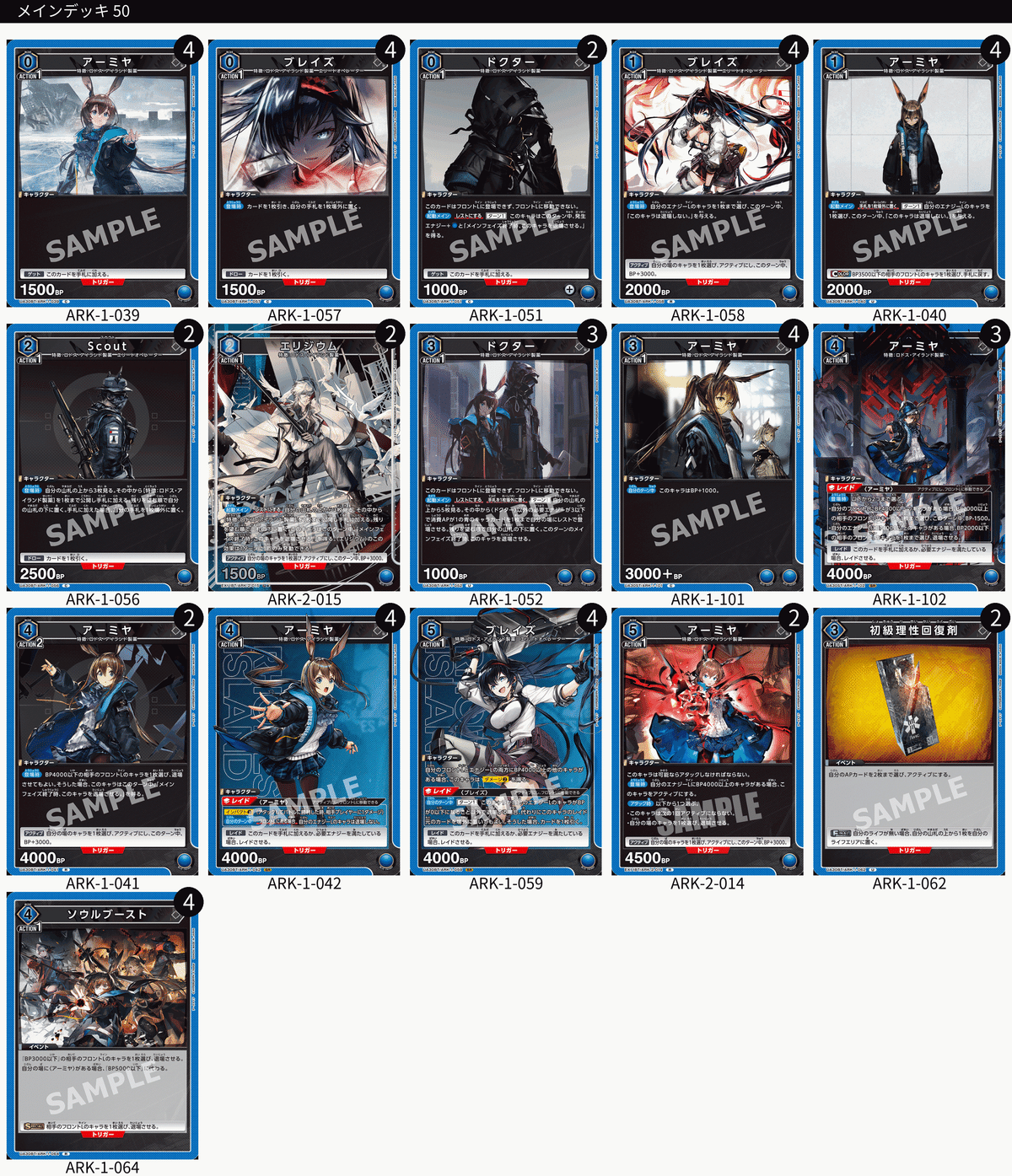 強化か！未強化か！？アークナイツのデッキリストを考えよう