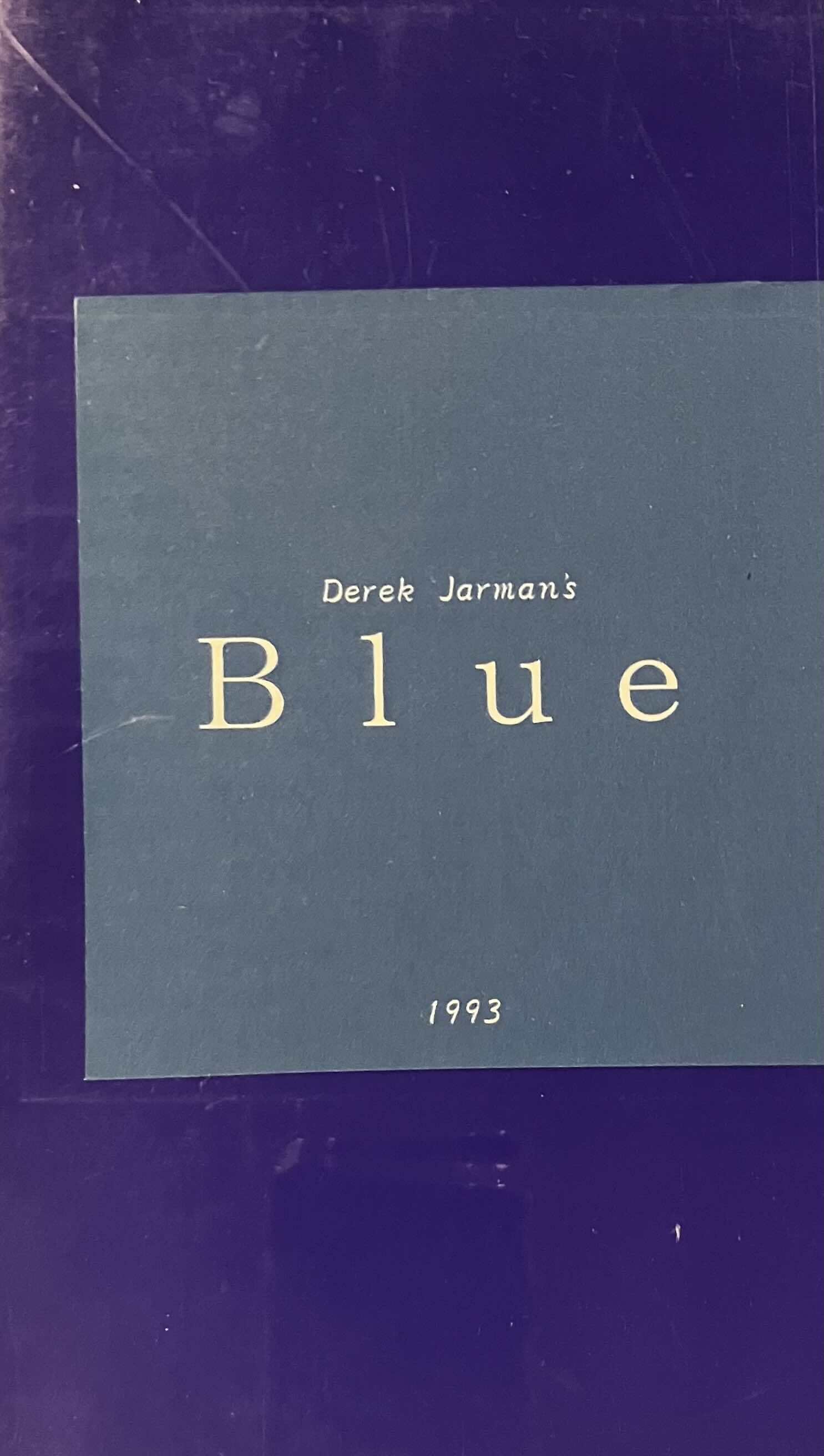 デレク・ジャーマン監督作品 BLUE VHS Amazon.co.jp: デレク