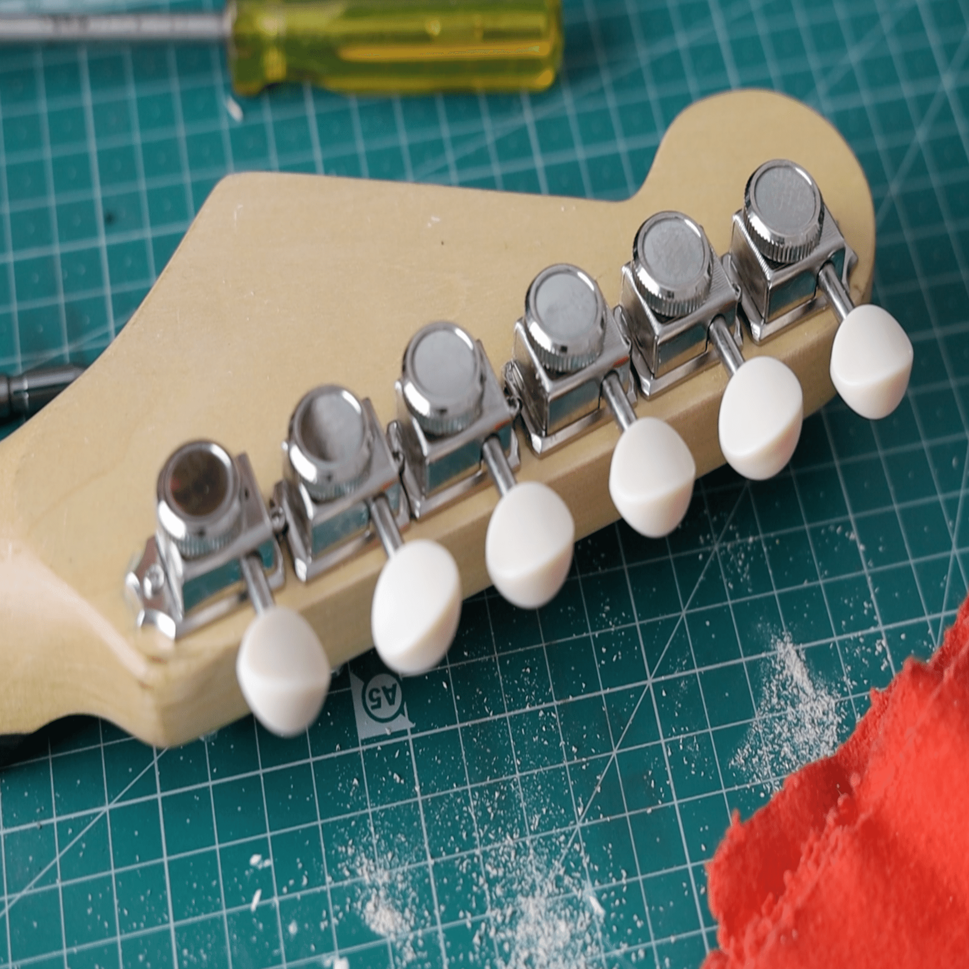 初めてのコンポーネントギター その3 ネック後編｜Croquetteギター機材研究