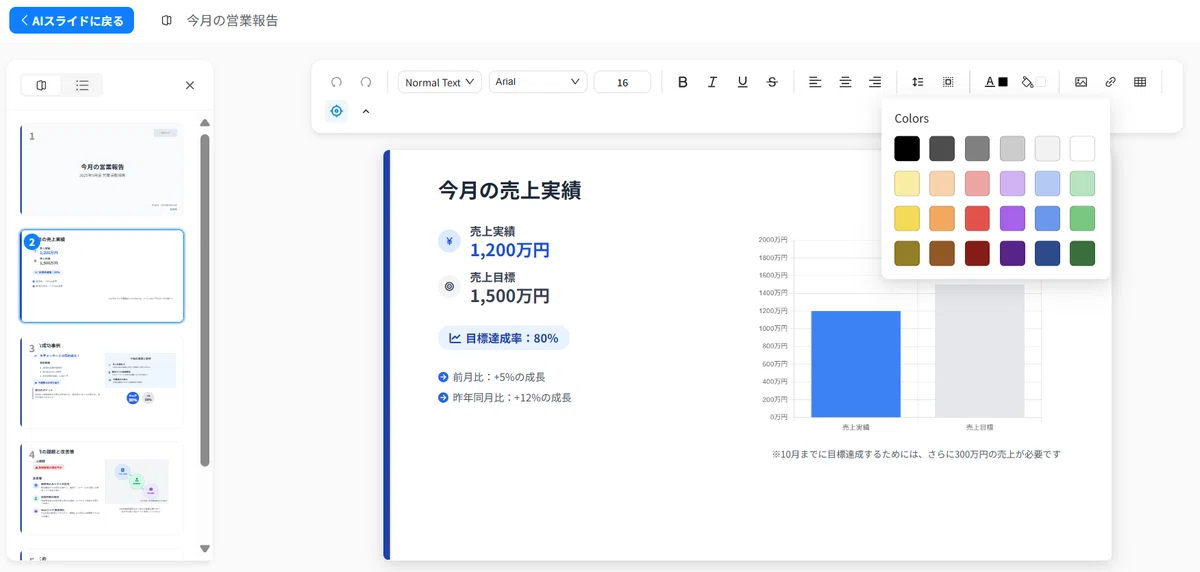 編集画面