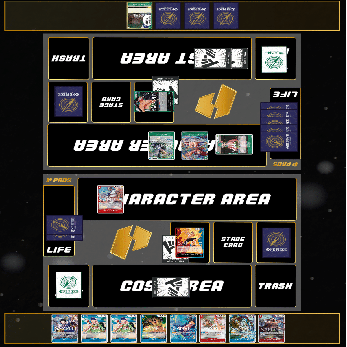 進行解説note Wf赤青エース視点〜VS月うさぎ型緑ゾロ編〜【13弾環境