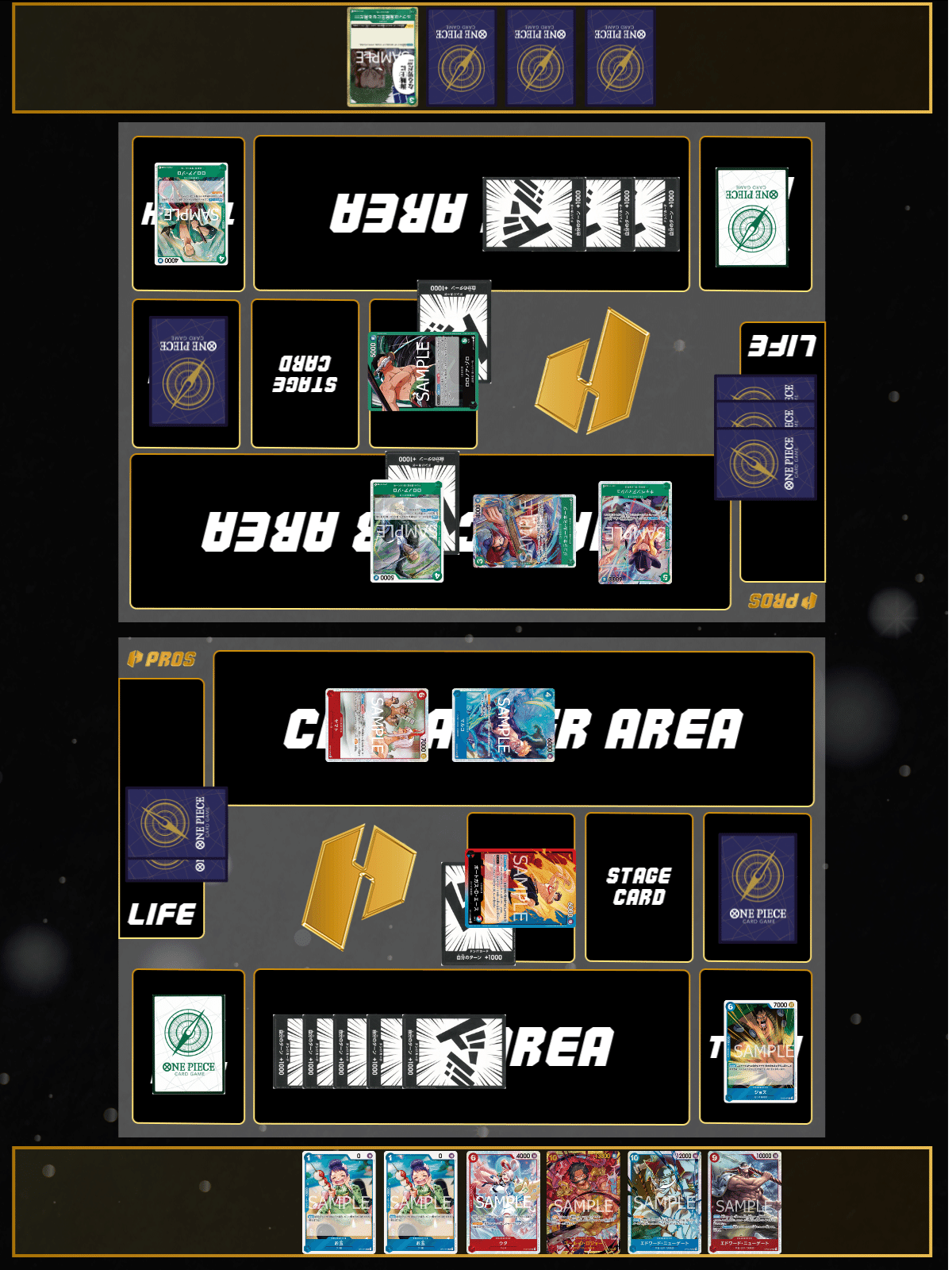 進行解説note Wf赤青エース視点〜VS月うさぎ型緑ゾロ編〜【13弾環境