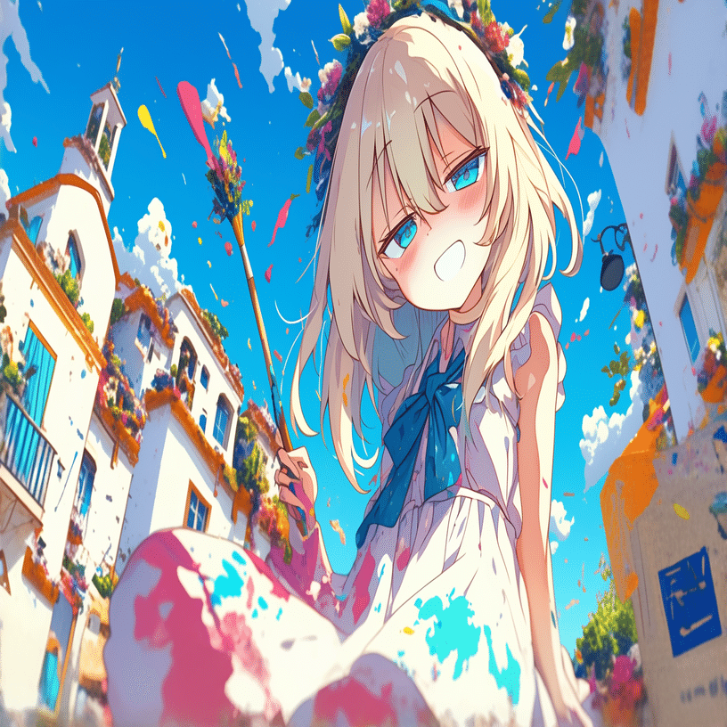 お絵描き：カラフル♪ #AIアート #AIイラスト #Midjourney｜むぎ屋