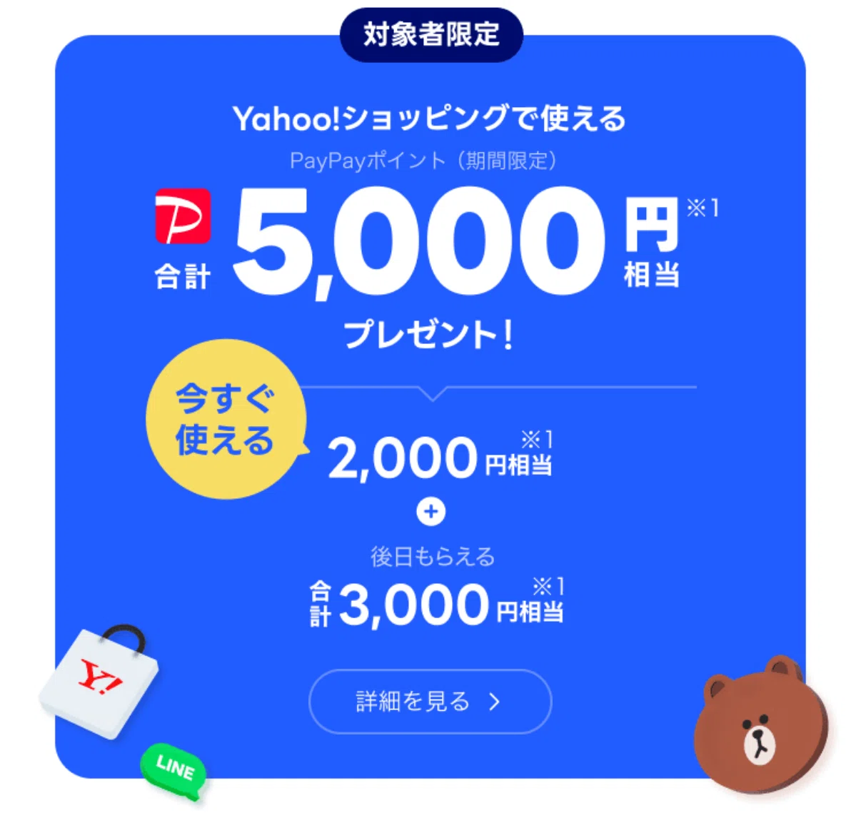 知らないと損】ヤフーで簡単に5,000円分もらえる！LYPプレミアムの神 