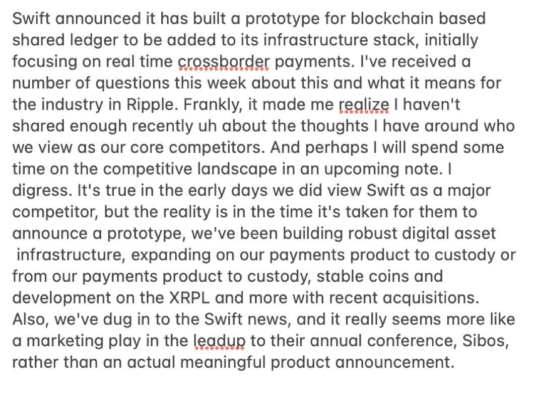 Ripple vs. SWIFT：プロトタイプ発表の真意と競争優位性｜個人投資家 Taka Chan