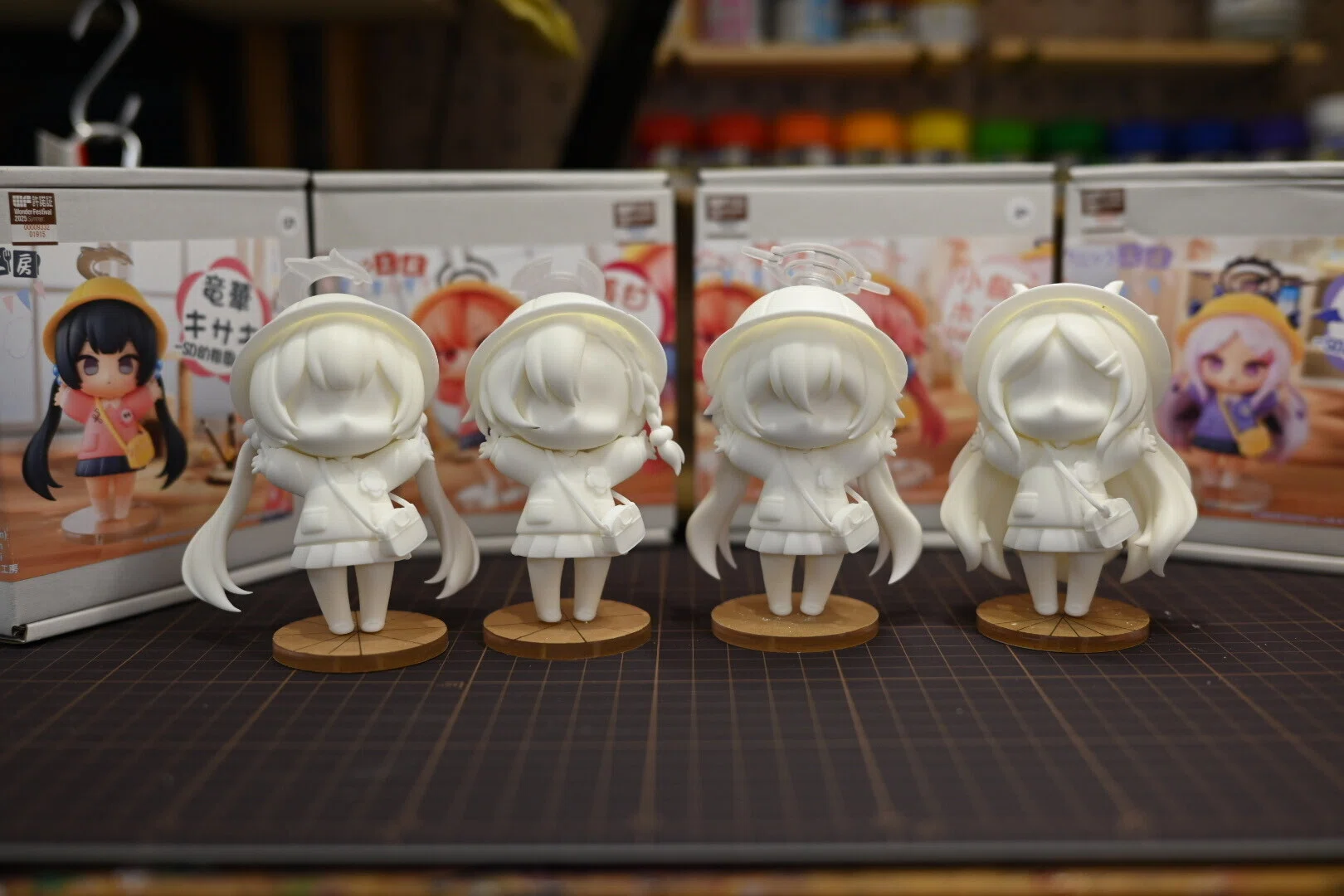 WF2025S ピクニック工房 ブルーアーカイブ SD幼稚園ver 制作代行】ブルアカSD幼稚園ver.を作る｜ガレージキット制作代行 けん