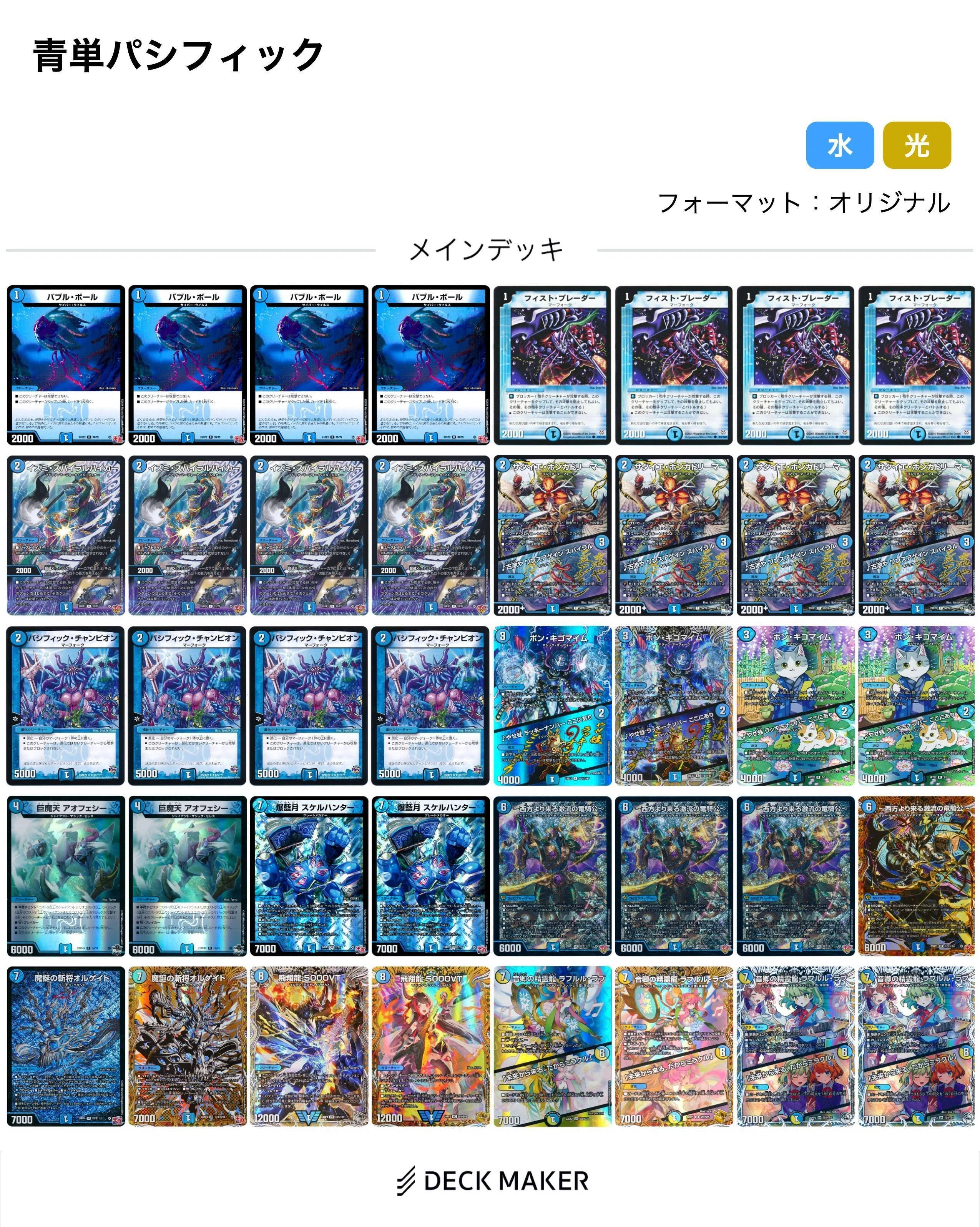 殿堂解除カード調査隊 水文明 前編:パシフィックチャンピオン編｜風馬 成道