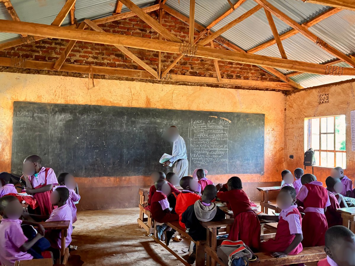 ケニアのボランティア先の学校の様子