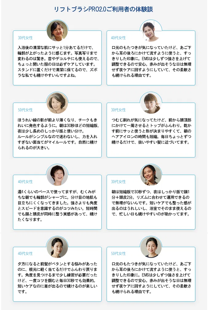 ステラ レーザー&EMSリフトブラシ PRO2.0の体験談