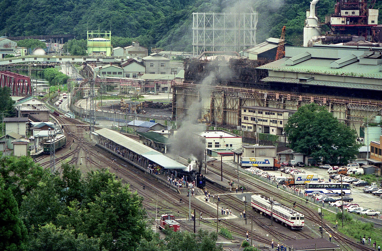 古い大型鉄釜 v110, 釜石線：ロマン銀河鉄道SL91 （1991年-後編）｜ひろやん