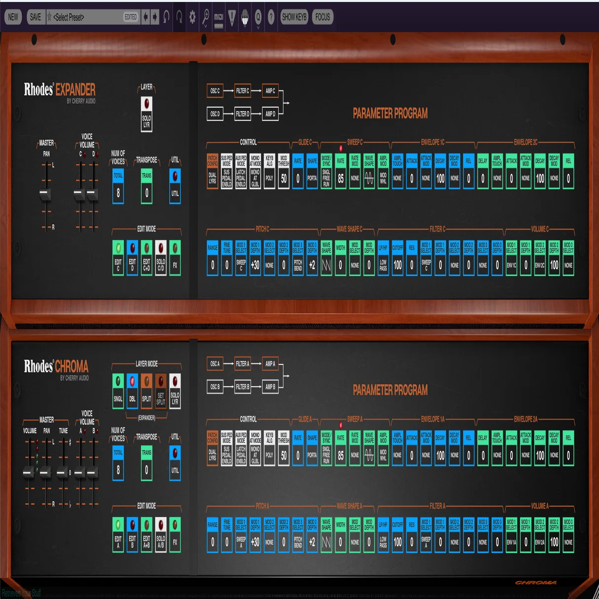 シンセサイザーレビュー・解説】Rhodes Chroma by Cherry Audio ｜gorozin