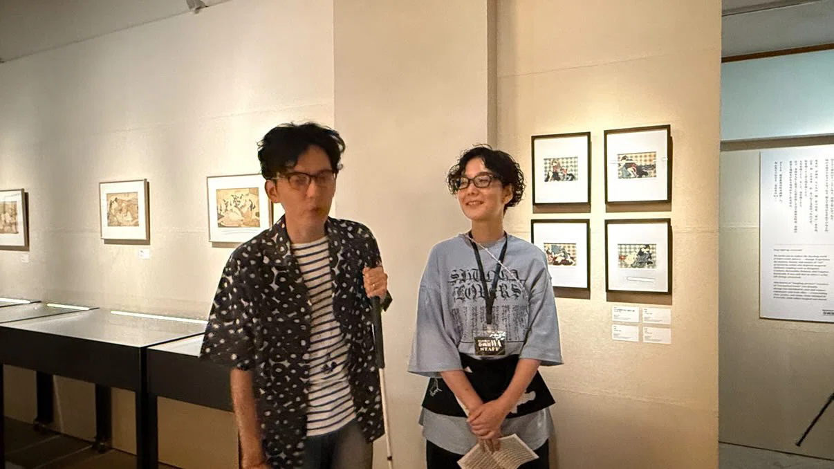 レポート ブラインドコミュニケーターとめぐる雑談型アート鑑賞:石井