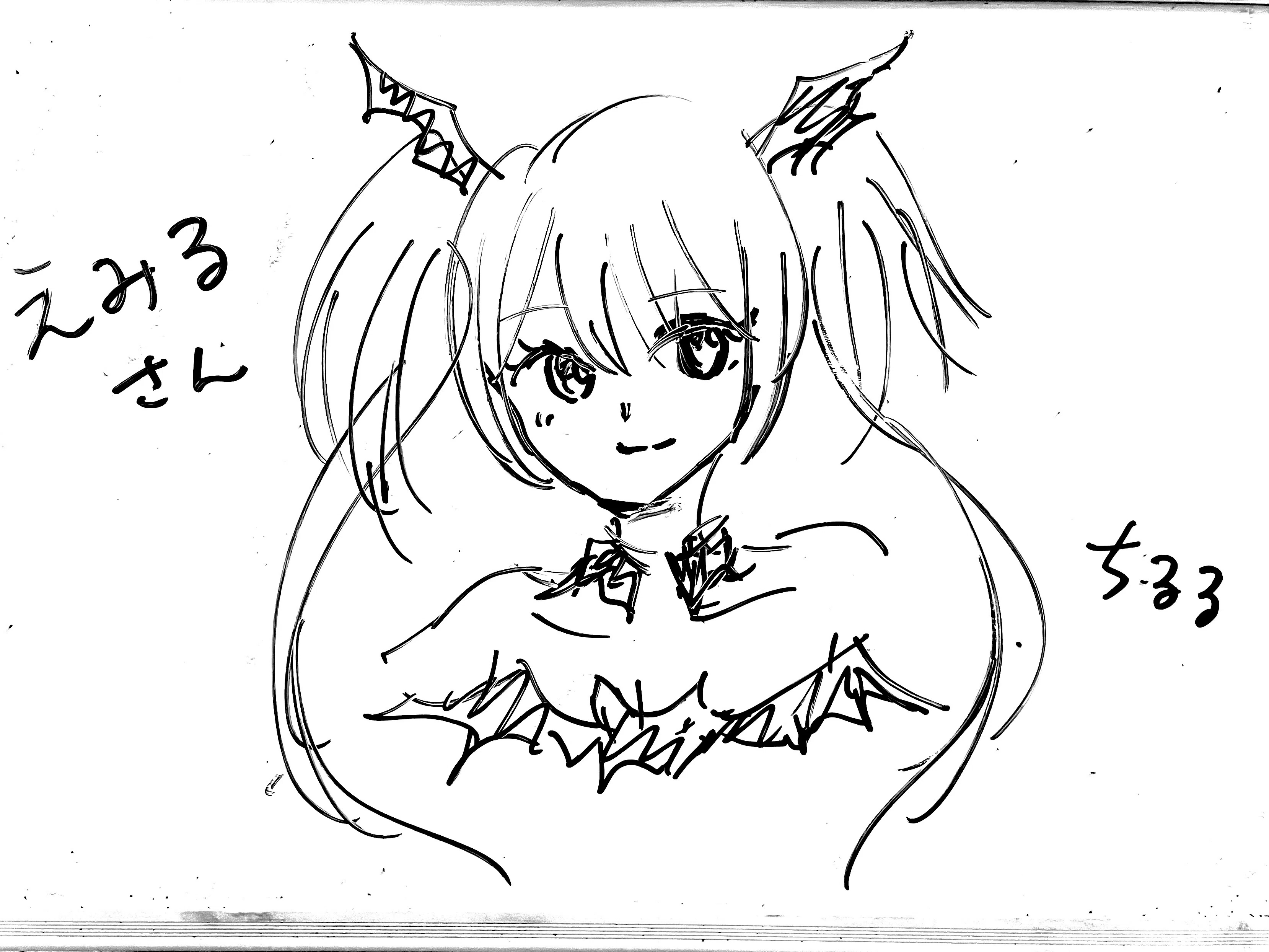 September 2025 1-Minute Drawing ③｜ちるる