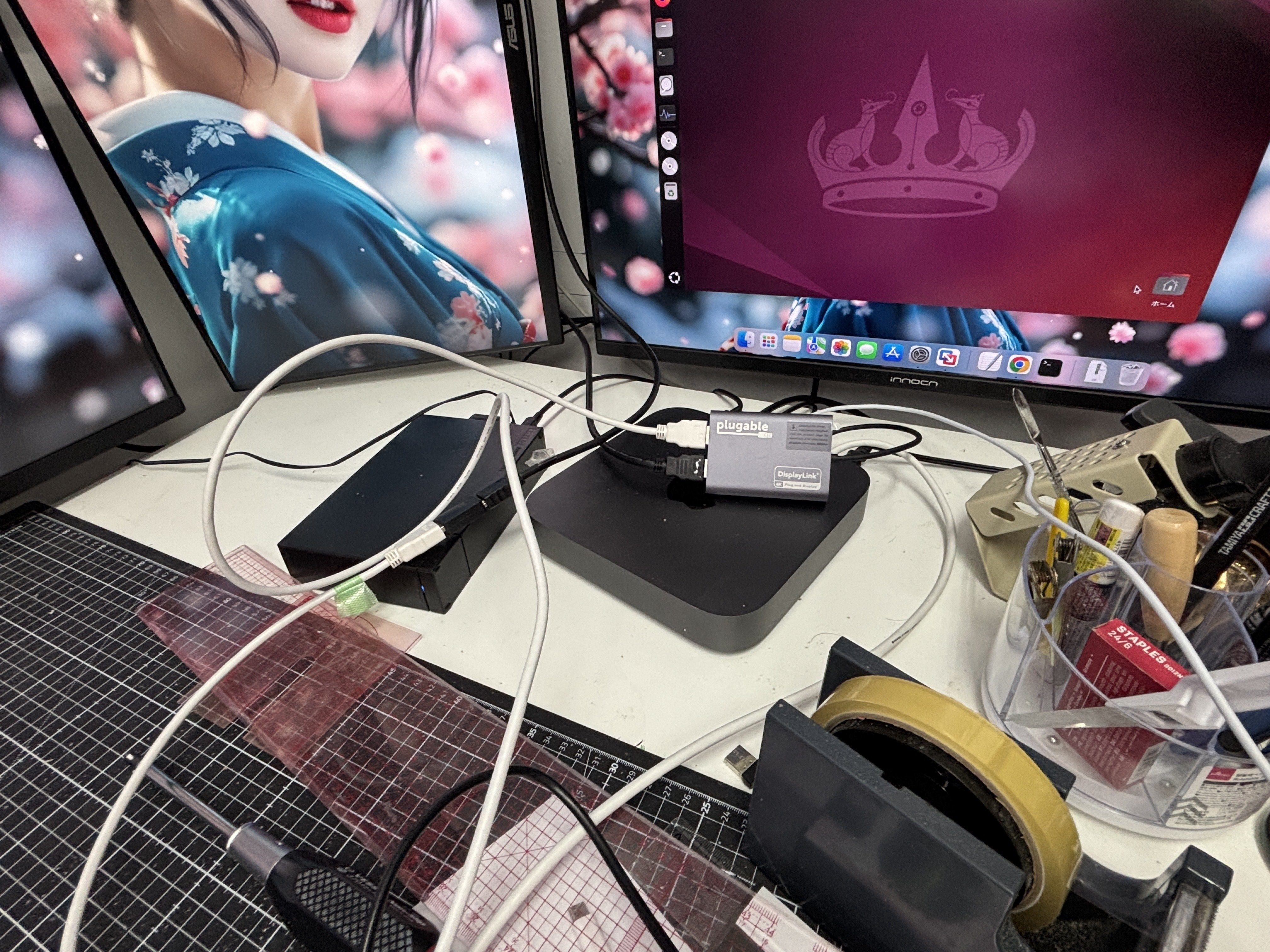 遂にMacでのマルチモニター環境完成！ #目標に向かう記録283｜琴里(ことり)