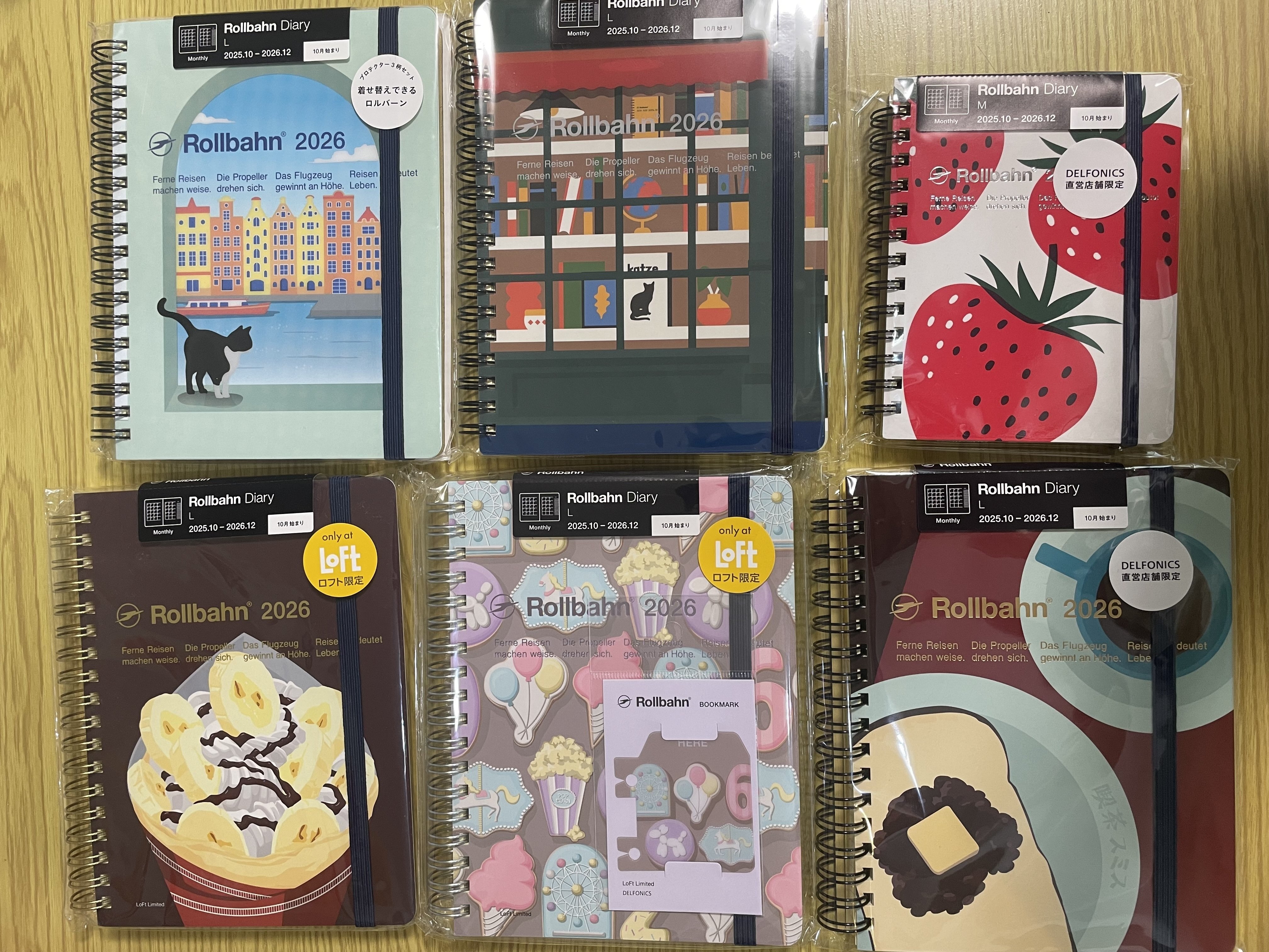 ロルバーンダイアリー2026】限定柄も！買いすぎて幸せ