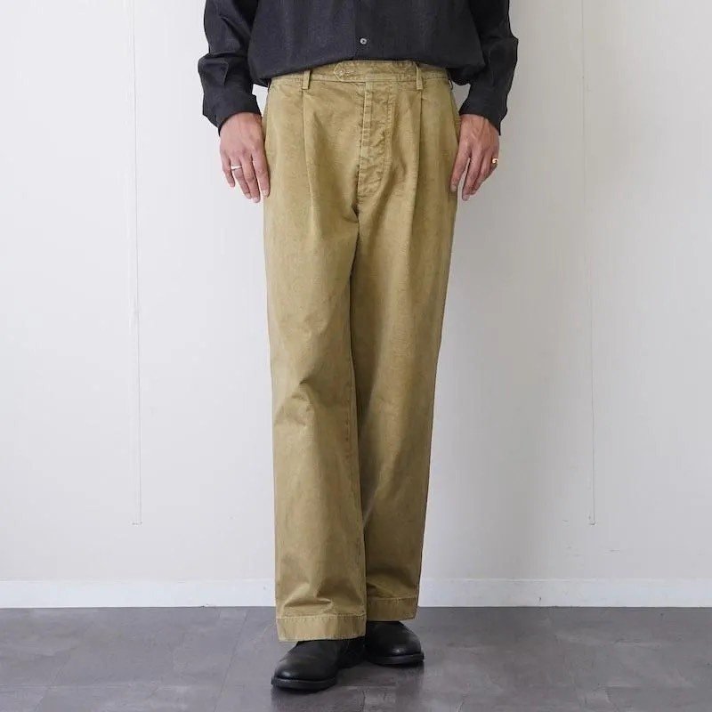 AURALEE チノパンメンズ 20年は穿けそうな、AURALEEの特別なチノパン。【2025 A/W