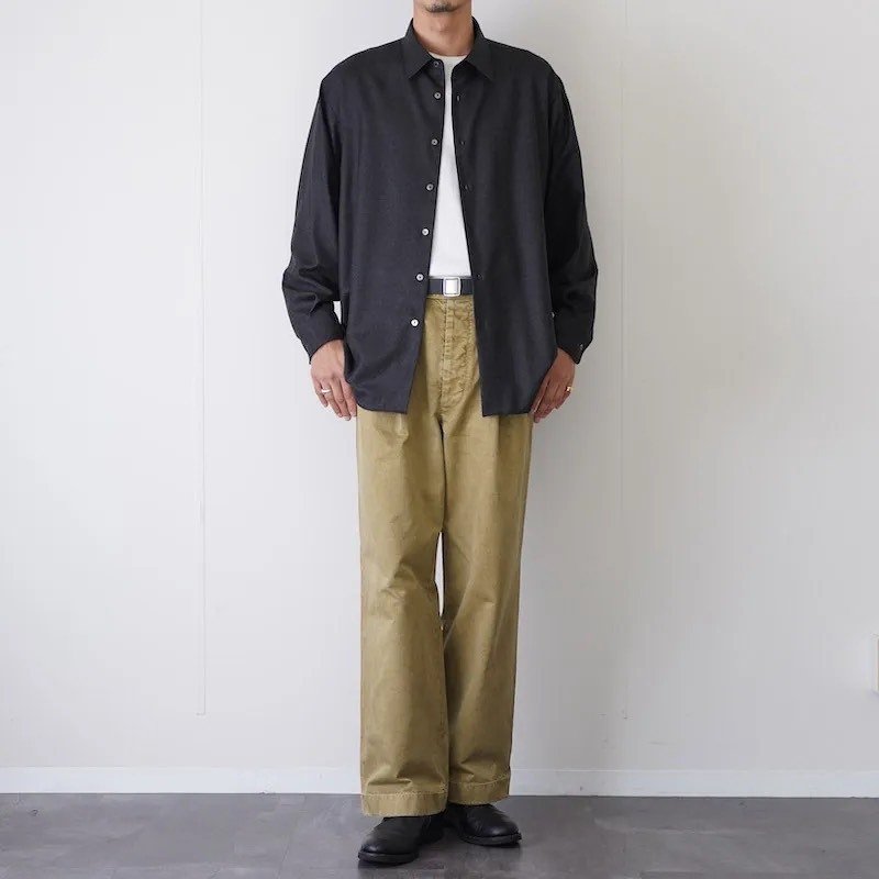 AURALEEオーラリー　フィンクスチノテーパードパンツ オーラリー /AURALEE フィンクスチノテーパードパンツ (A8AP02CN) -Men