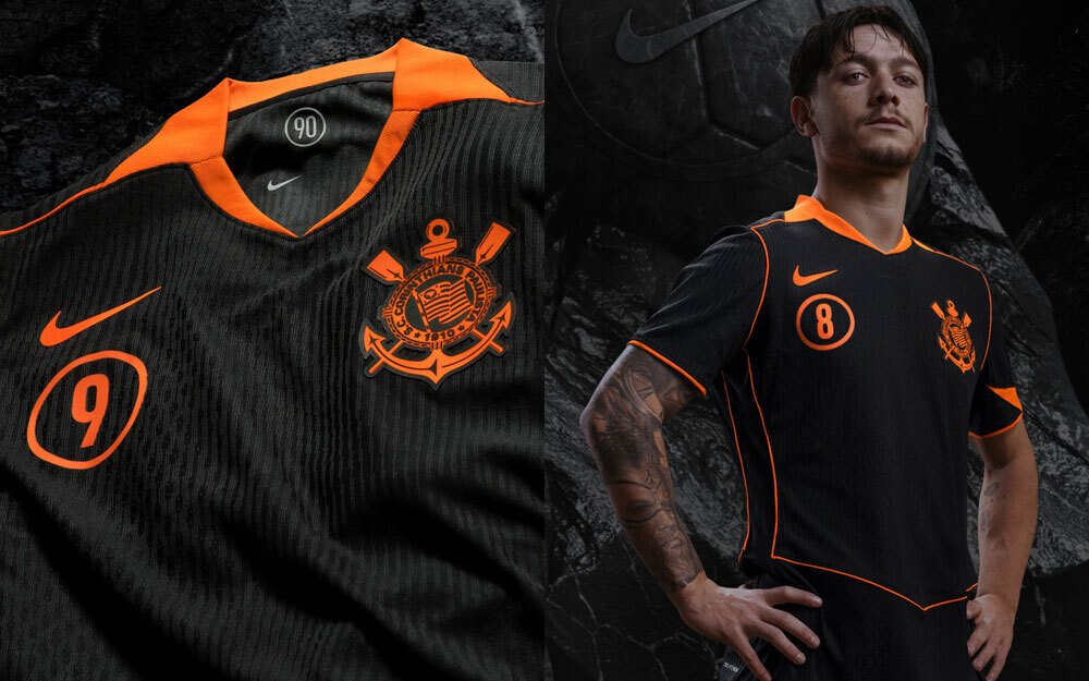 コリンチャンスのシャツ 丸の胸番号も復活！名門コリンチャンスに懐かしの「トータル90