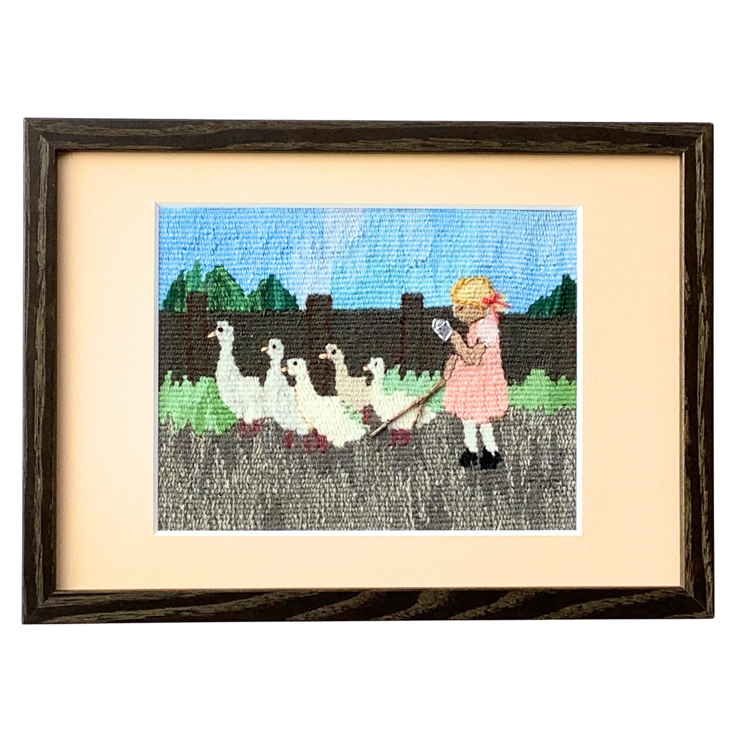 布絵　織物　平安　額装 11月11日-17日｜「《Gaffel VEV》絵を描くように織る織物展」VEV工房