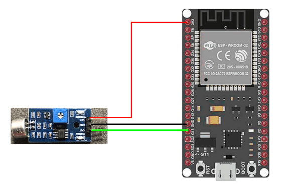 ESP32プログラム】音検出センサ(3線タイプ)｜齋藤芳明