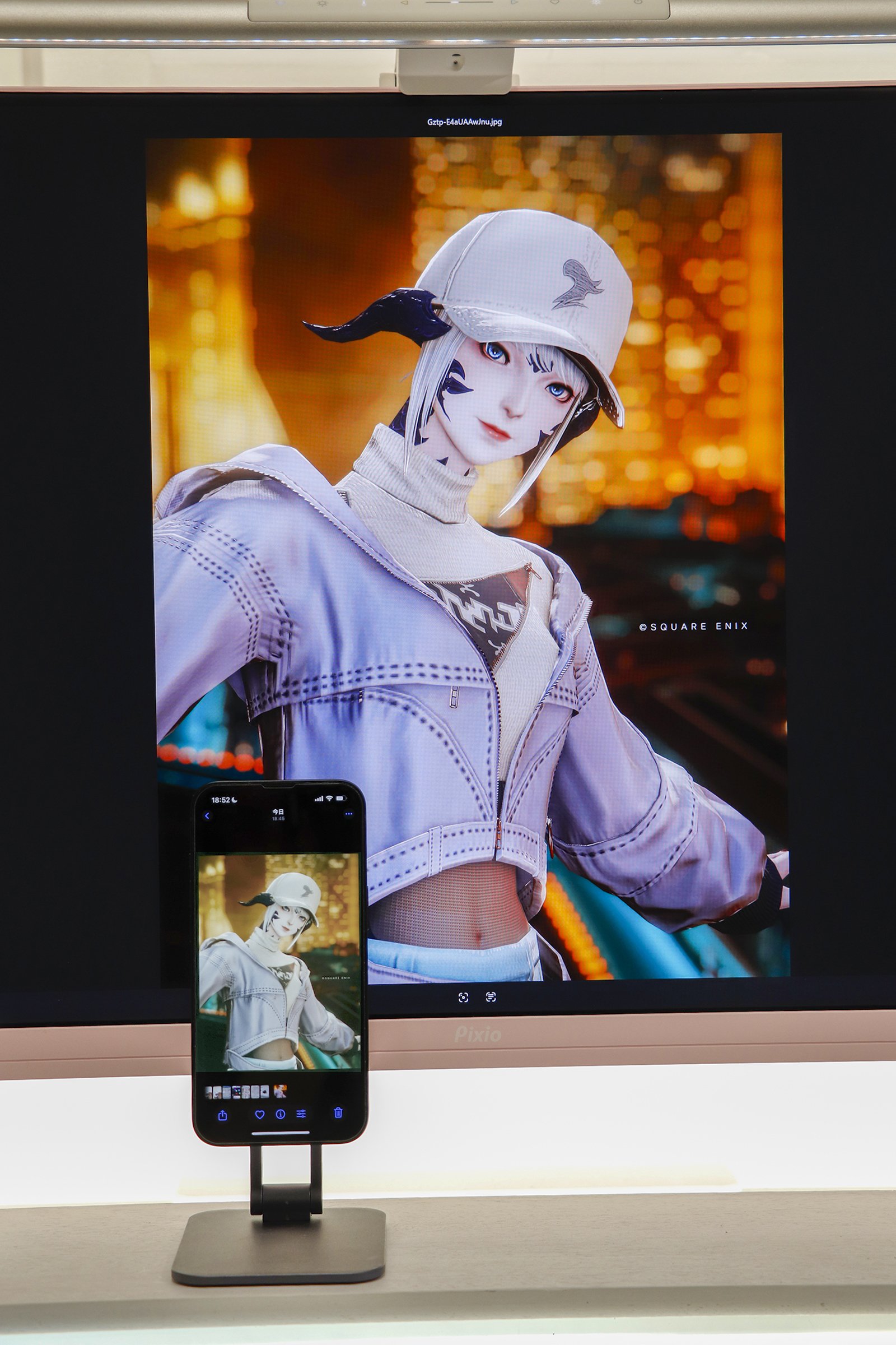 PX32U Wave White ゲーミングモニター 4K 32インチ PX32U Wave White