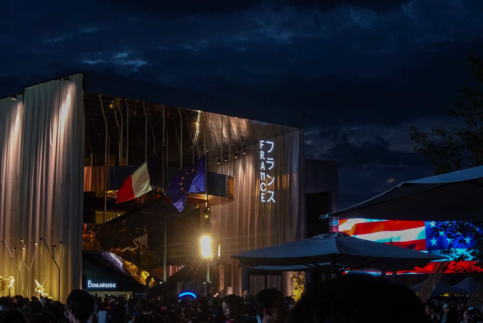 10月平日 夜入場の万博 フランス館は素晴らしかった｜空飛ぶ内科医