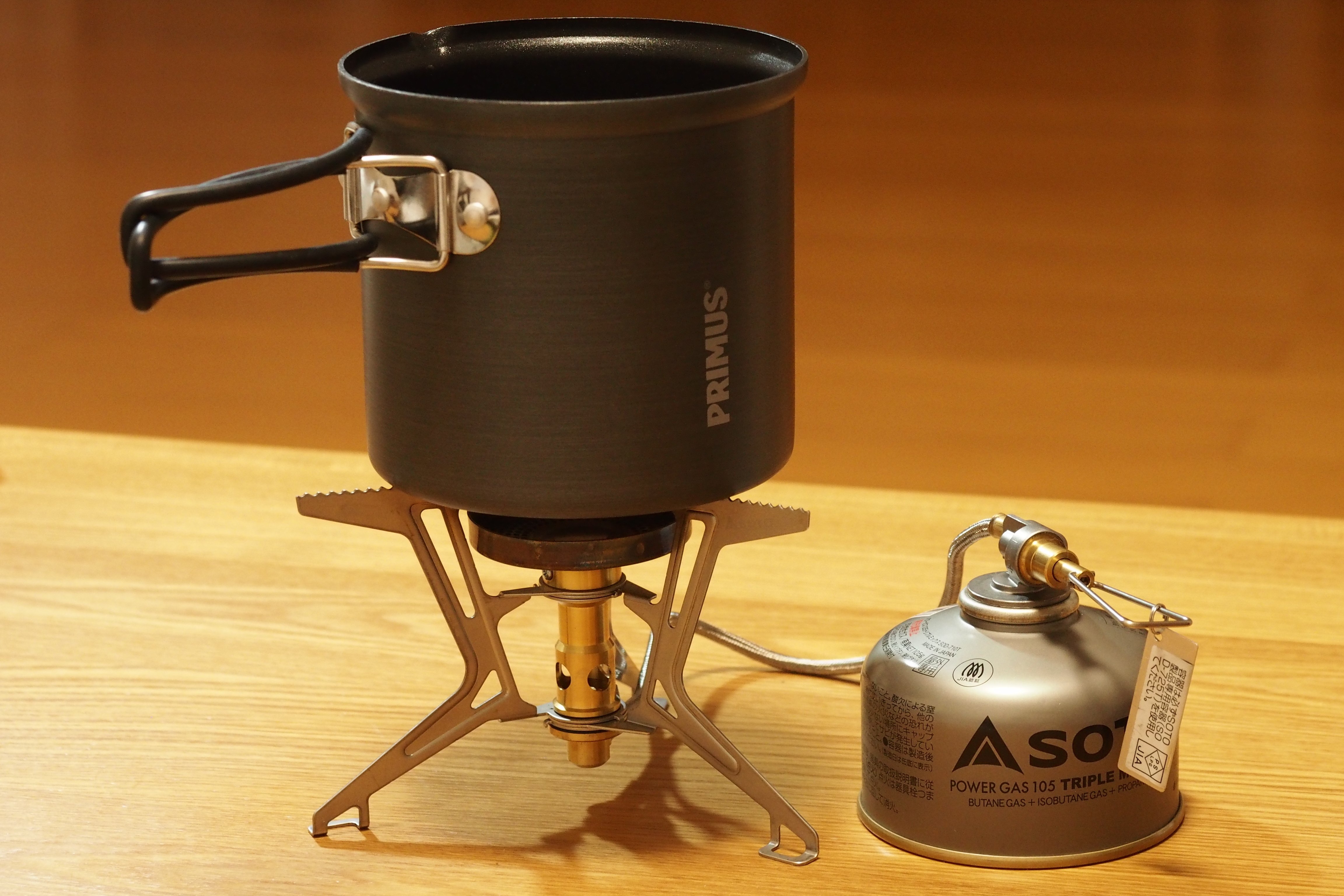 SOTOマイクロレギレーターストーブ&PRIMUSクッカーセット動作良好美品 SOTOマイクロレギレーターストーブ&PRIMUSクッカーセット動作良好美品