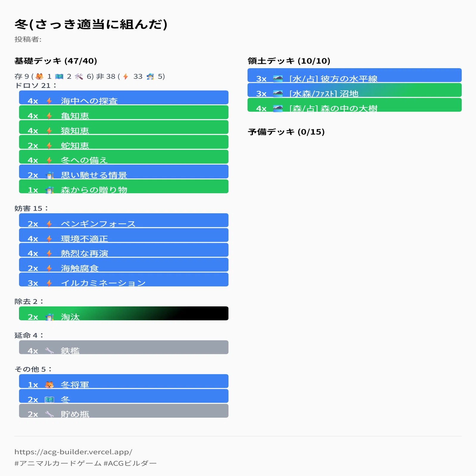 DNAブログ:デッキ枚数って何枚がいいの?(P.P)｜DNAの呟き。