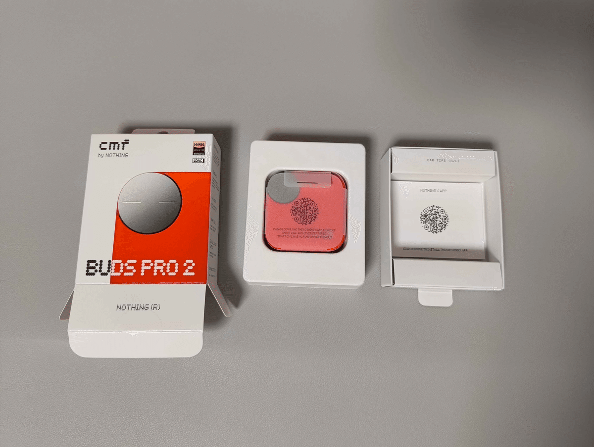 CMF by Nothing Buds 2 箱あり CMF by NOTHING Budsを買ってしまいまし