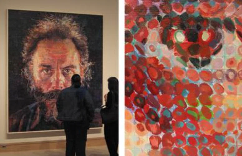 チャック・クロース（Chuck Close）】─油彩、水彩、シルクスクリーン