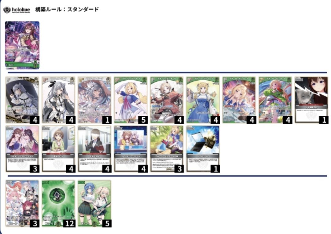 デッキ紹介［アキ•ローゼンタール編］｜ぱぷりけ