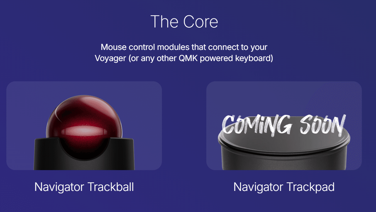 ZSA Voyager Navigator トラックボール ZSAがNavigatorトラックボール