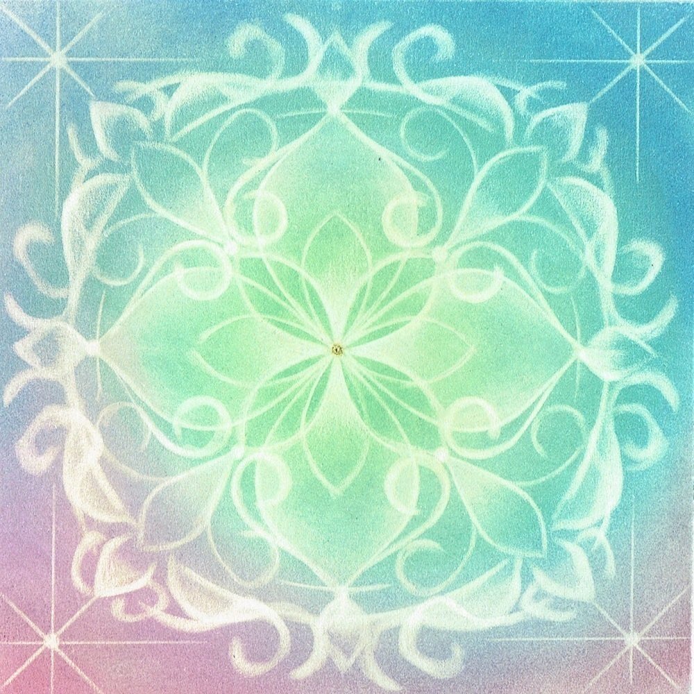 曼荼羅アートと神聖幾何学模様｜にいぬま れい子 ／ れー夢式パステル