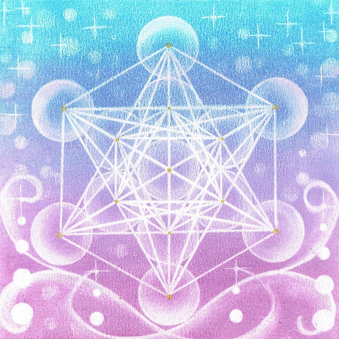 曼荼羅アートと神聖幾何学模様｜にいぬま れい子 ／ れー夢式パステル