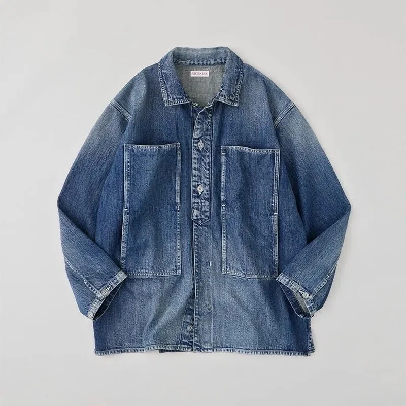 貴重　新品　niceness m.coxon XL デニムジャケット　シャツ NICENESS が描く、“時間を纏う”ワークウェア。｜THIRTY' THIRTY'