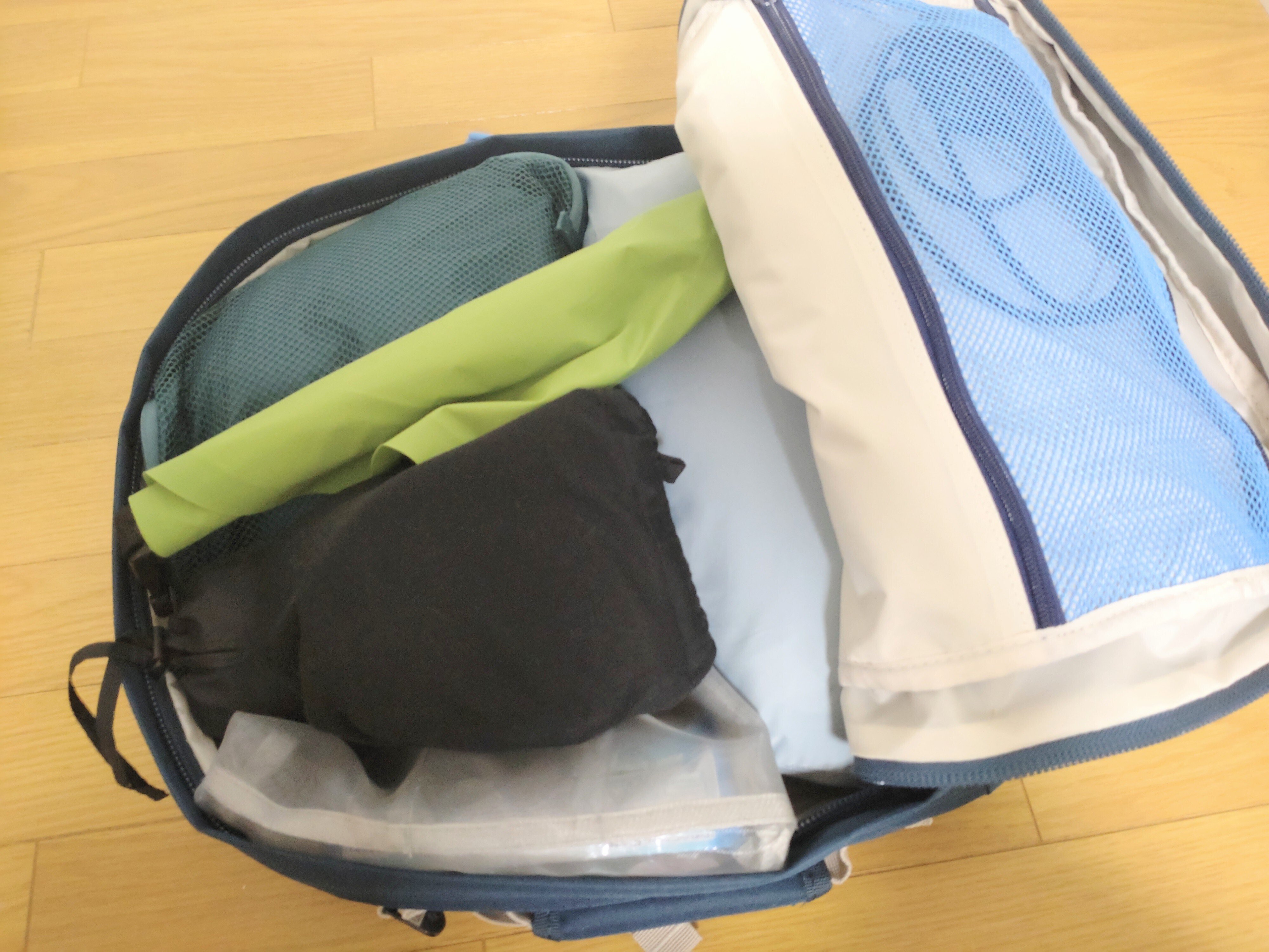 旅行用リュック新調したぞ！｜いずみ