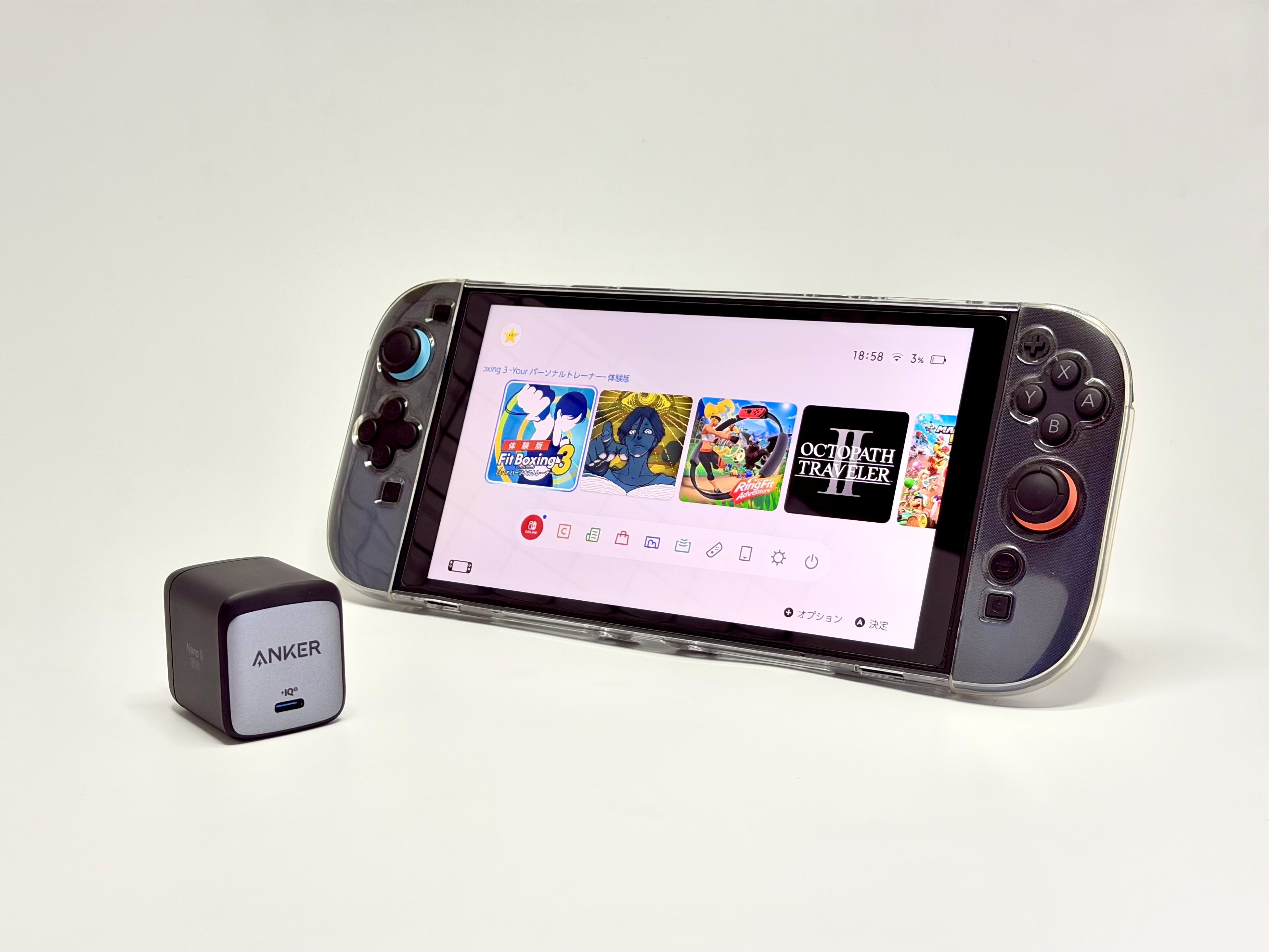 Switch2の純正充電器が大きすぎるのでAnkerで代用した話｜KuroBox