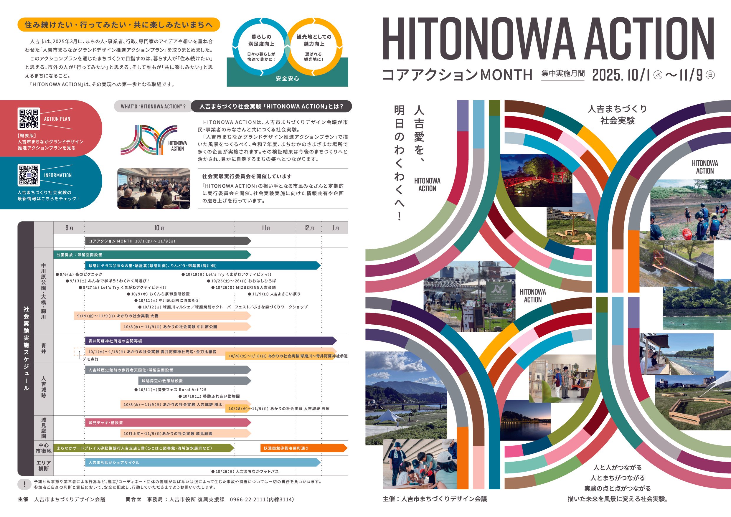 オンライン閲覧用／「HITONOWA ACTION」パンフレット｜人吉市