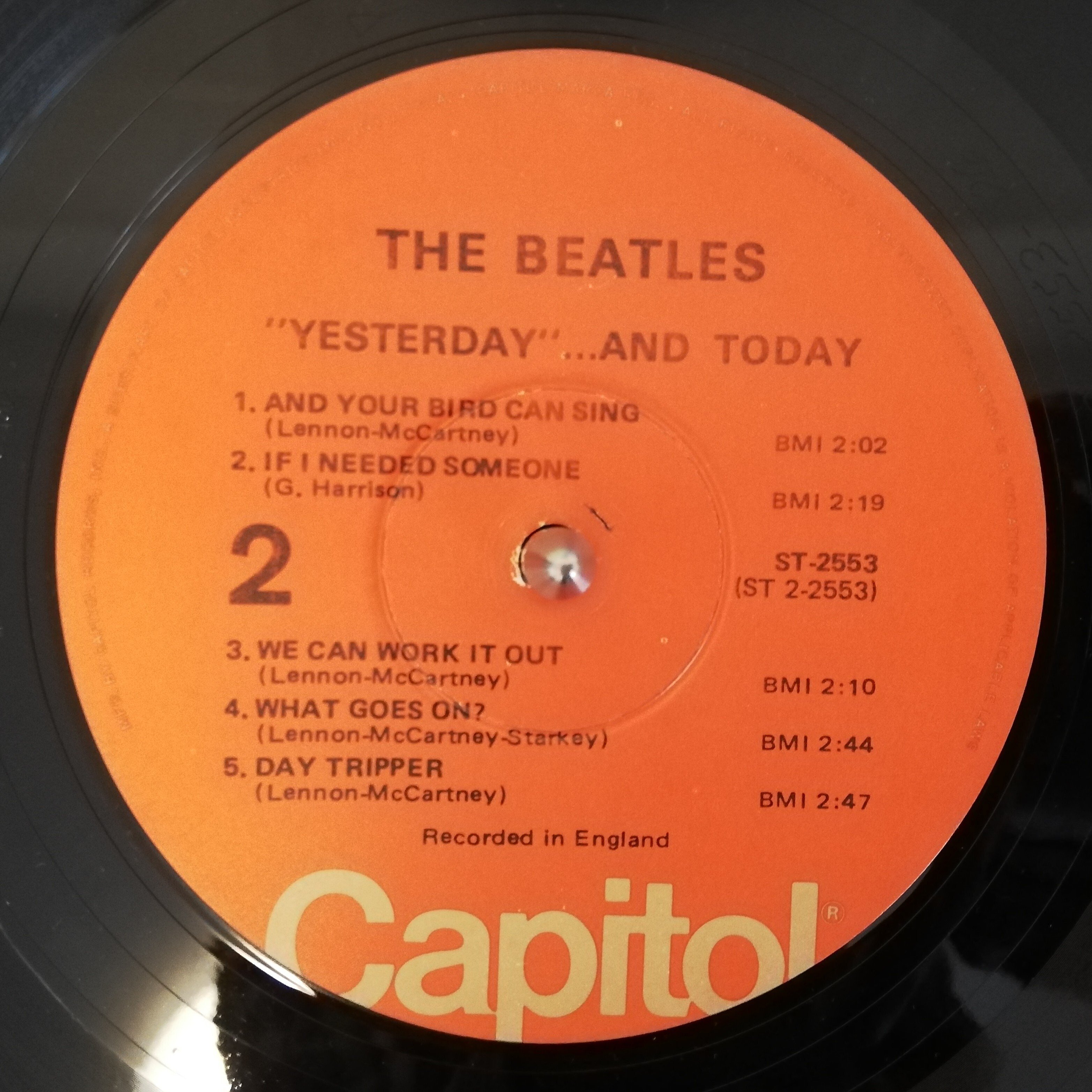 The Beatles「Yesterday and Today」（1976年米国盤）を愛でる｜ごあ