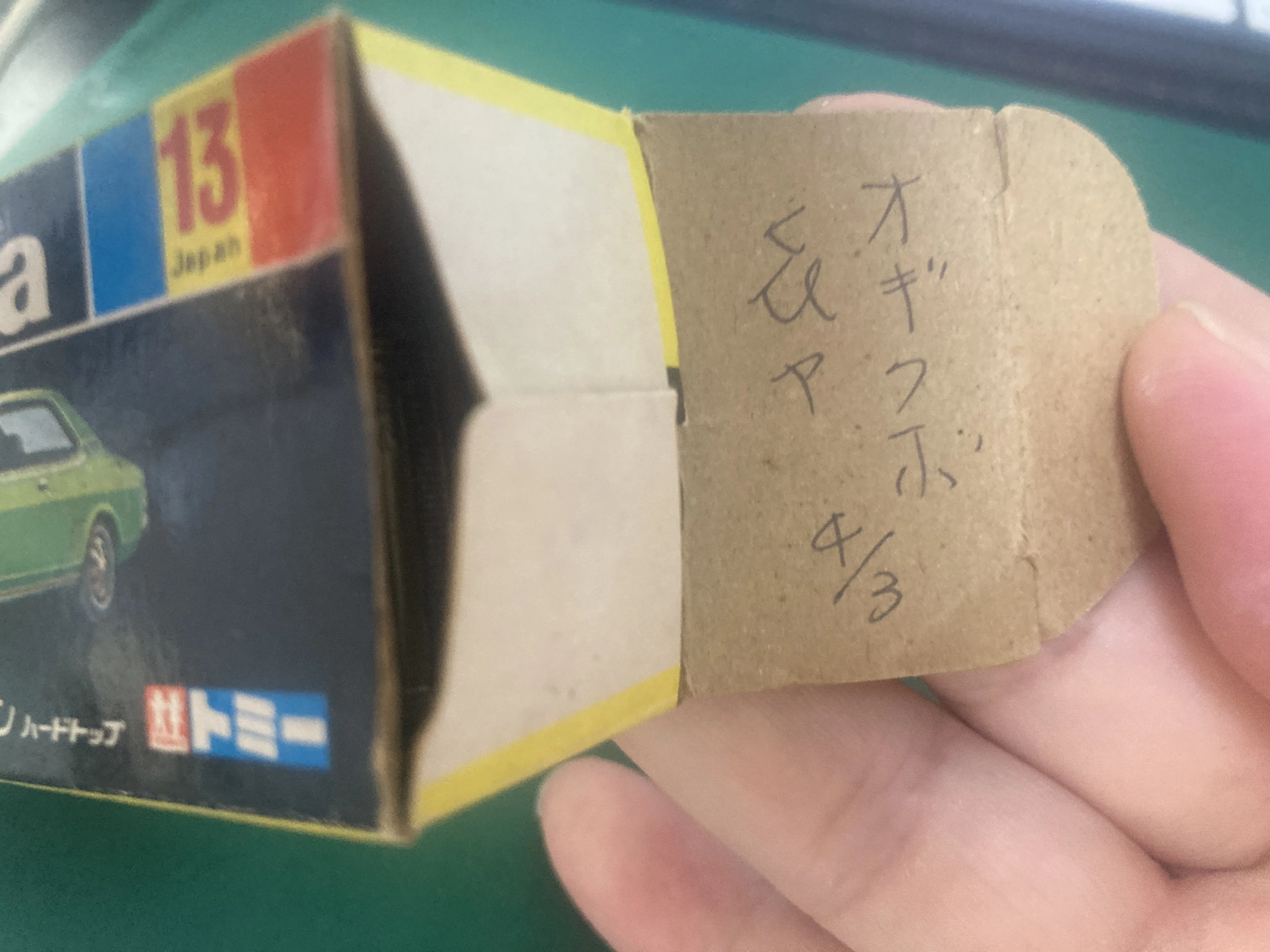 昭和トミカ】黒箱No.13「コルト ギャラン ハードトップ」──あの商店