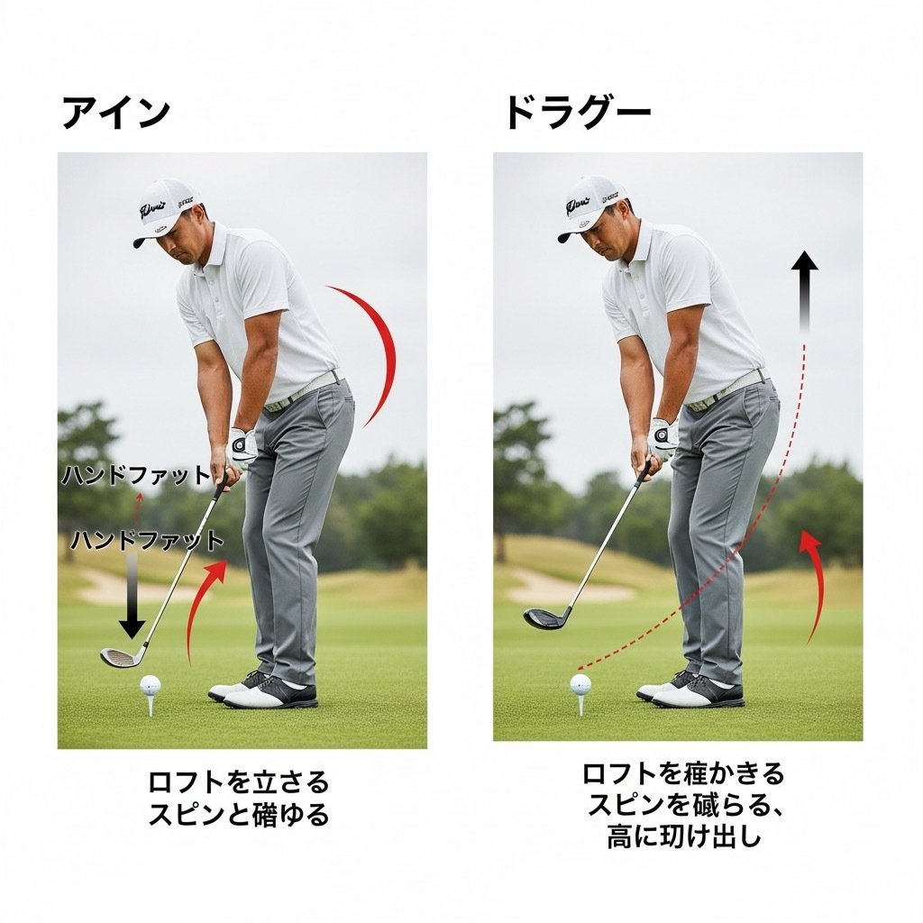 ドローヒッターのためのドライバーセットアップ ― クラブヘッドを“先に