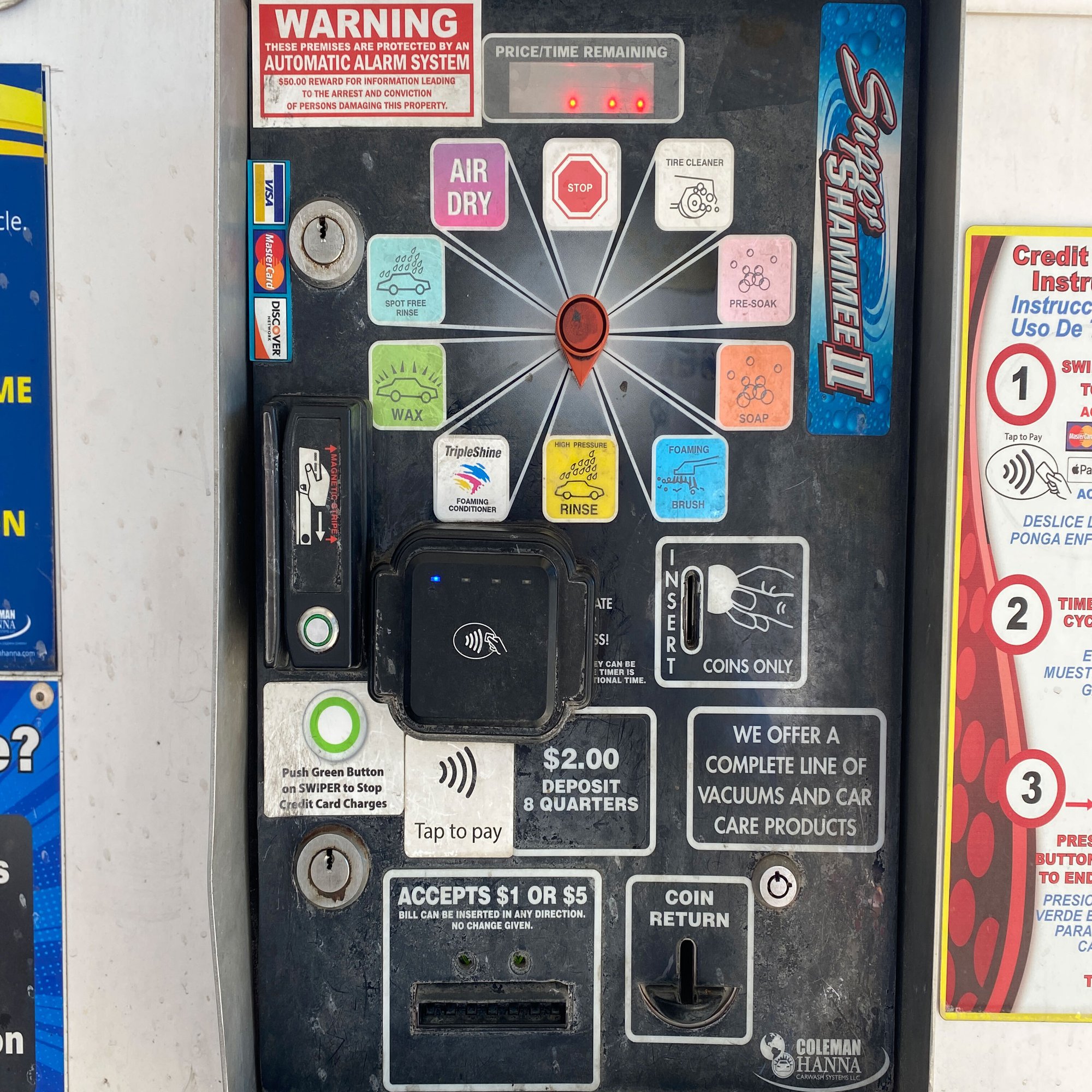 アメリカのセルフ洗車場を使ってみた ~コイン式洗車場/car wash/使い方/やり方/料金/持ち物/サニーベール/サンノゼ/ベイエリア｜Makoto  | サンノゼ・シリコンバレーの暮らし