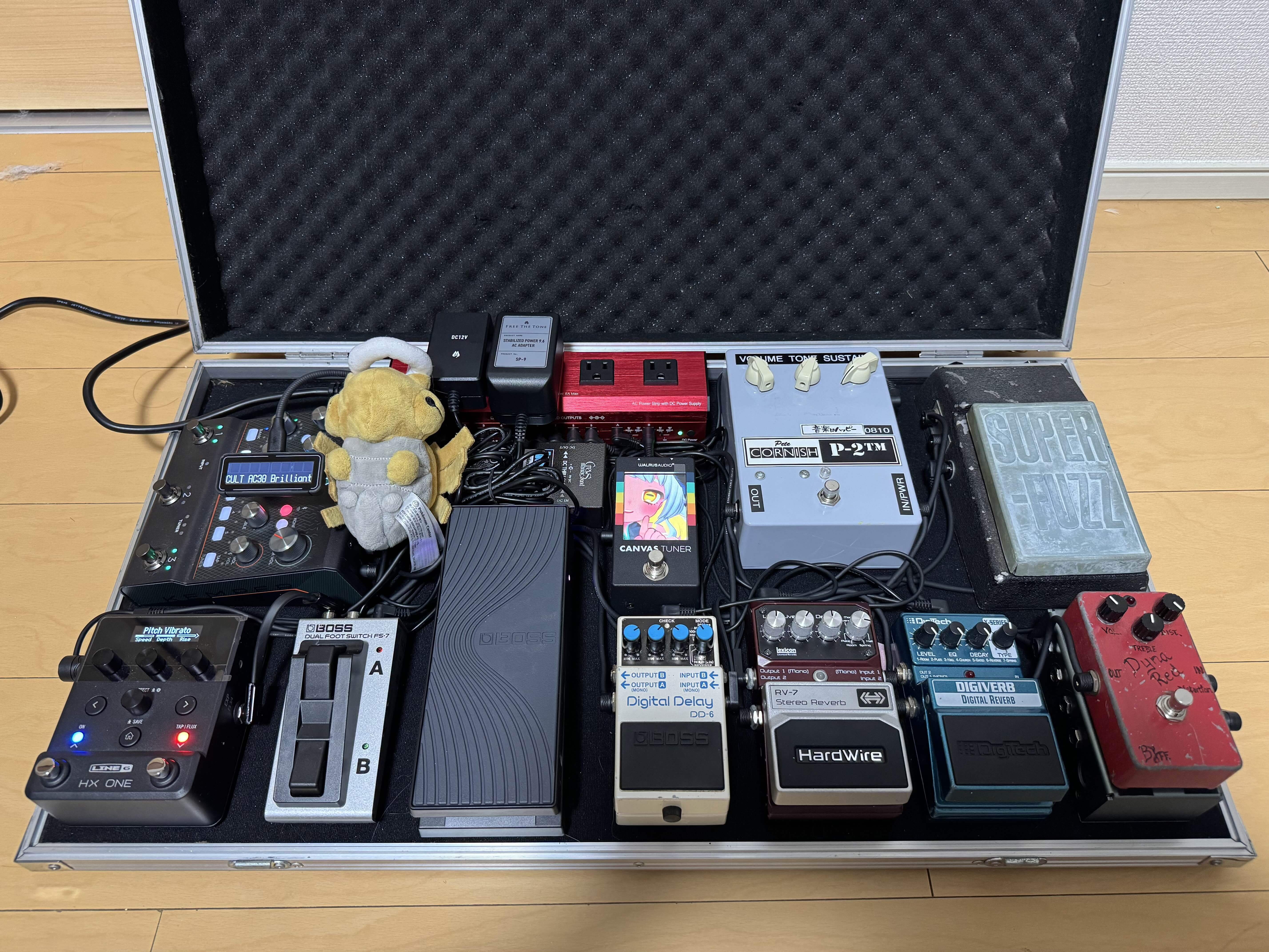 2025年10月のエフェクターボード｜堺恵都