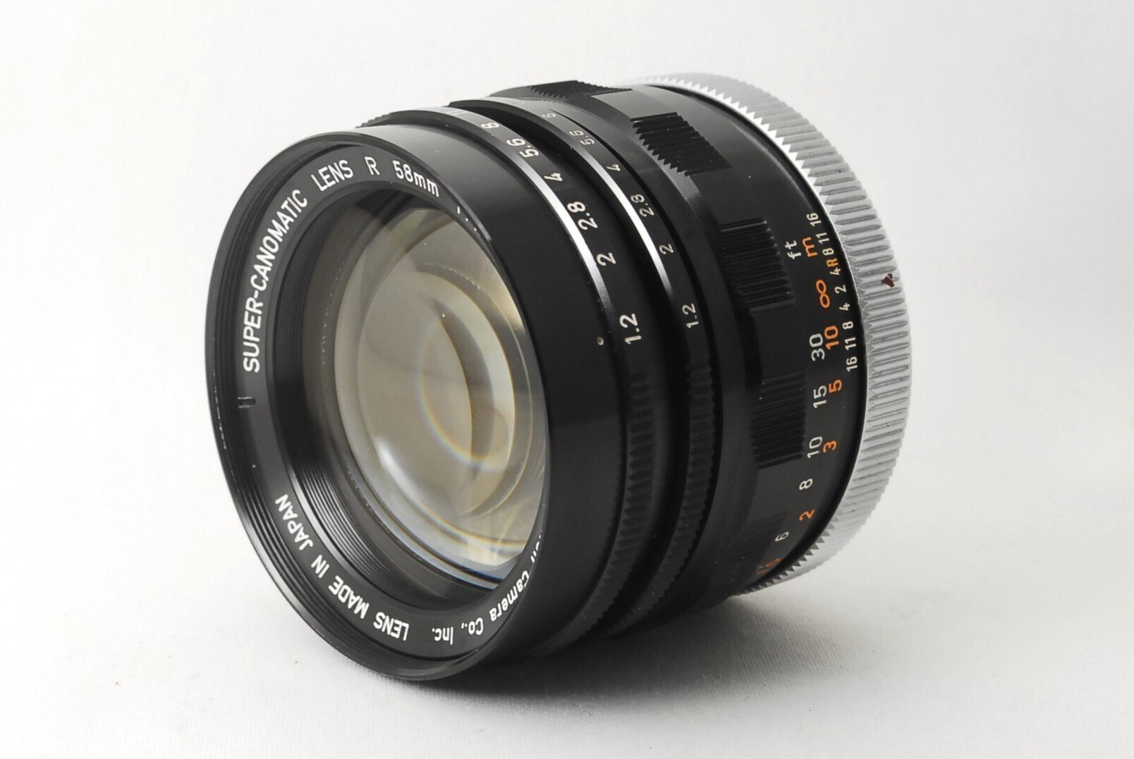 Canon Super Canomatic Lens R 58mm F/1.2の分解｜フィルム