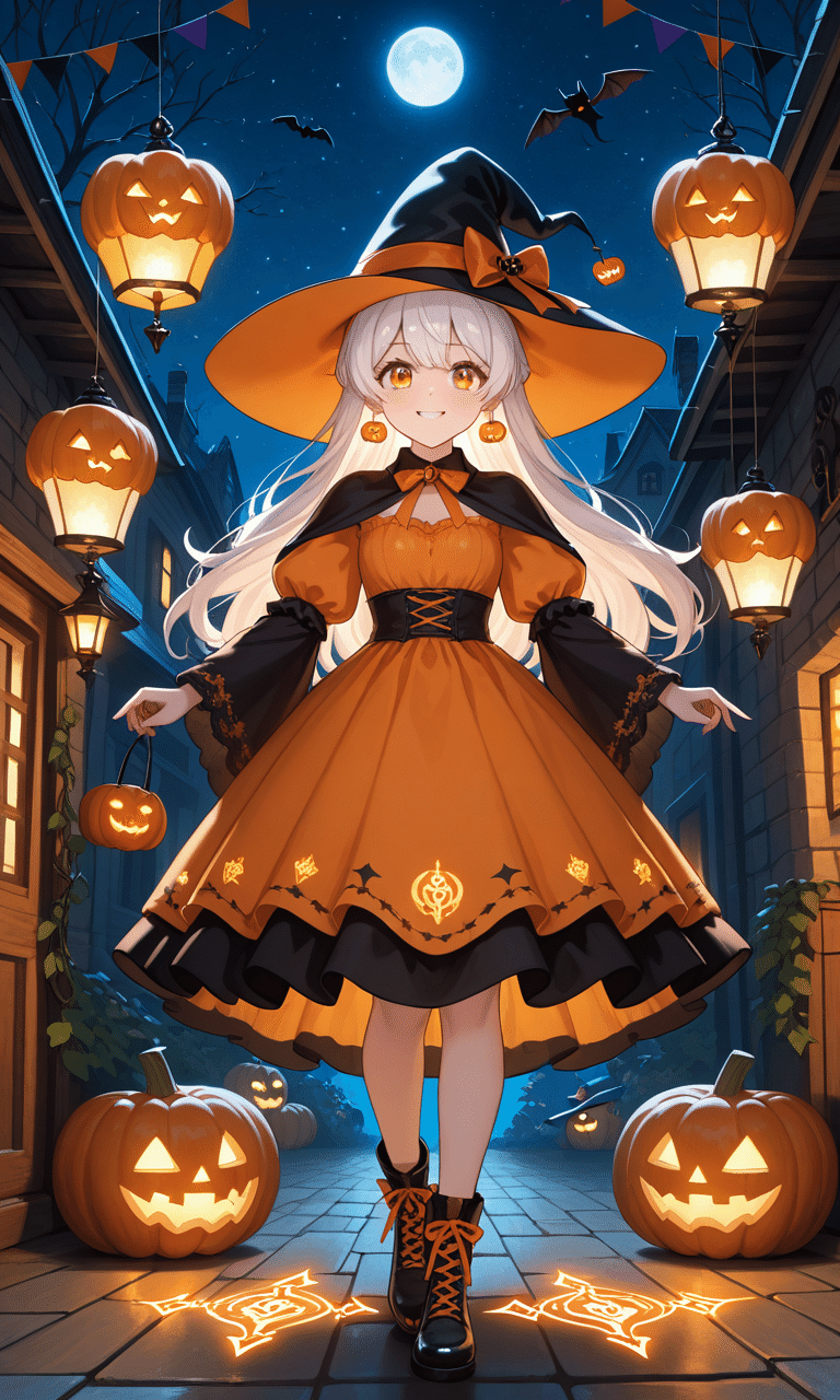 ハロウィンってどうよ。 《PixAI》《Seaart》｜Lemon🍋